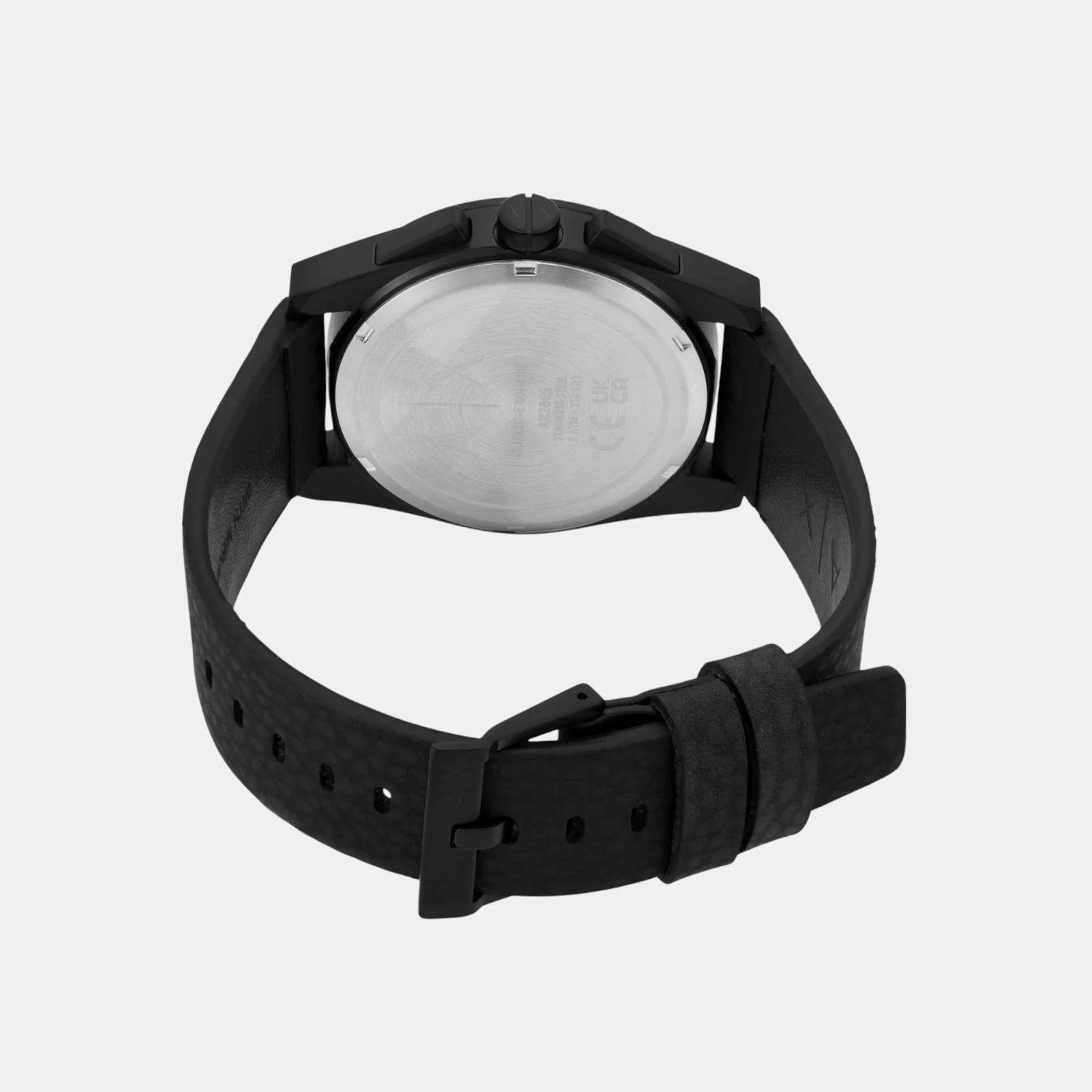 Men Quartz Grey Dial Chronograph Rubber Watch AX2865 - Image 7