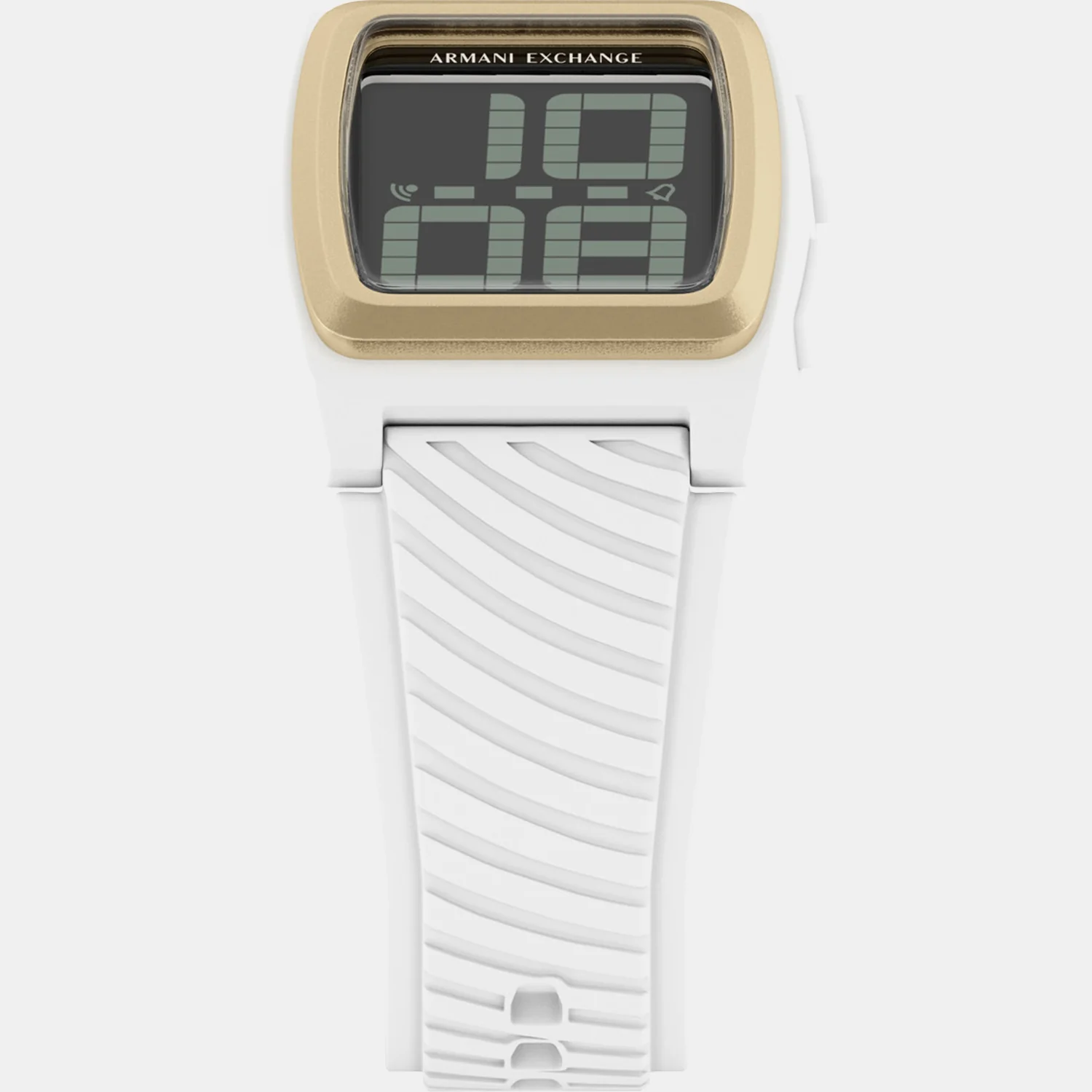 Men Quartz Grey Dial Digital Silicone Watch AX2968 - Image 4