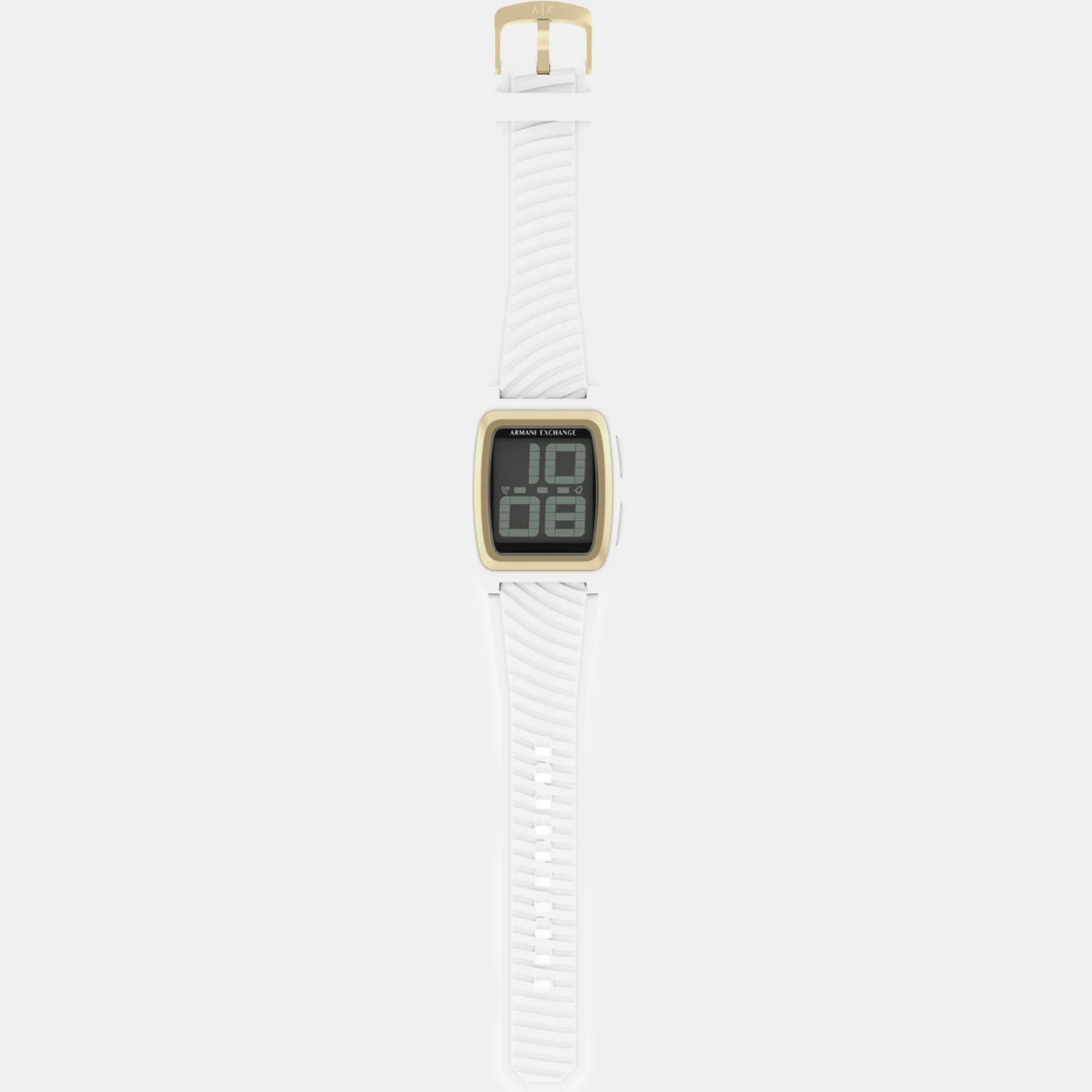 Men Quartz Grey Dial Digital Silicone Watch AX2968 - Image 7