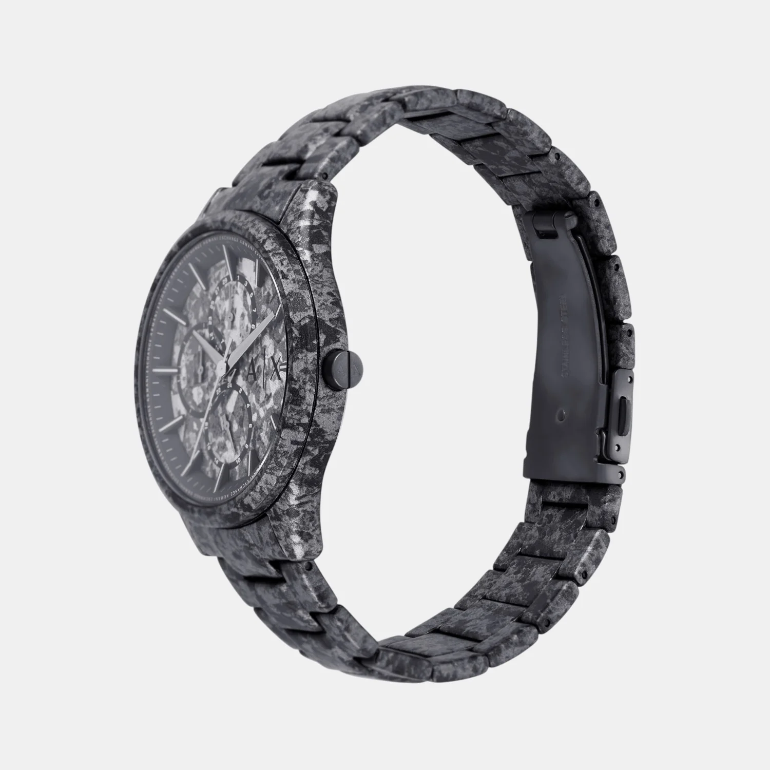 Men Quartz Grey Dial Multi-Function Stainless Steel Watch AX1885 - Image 3