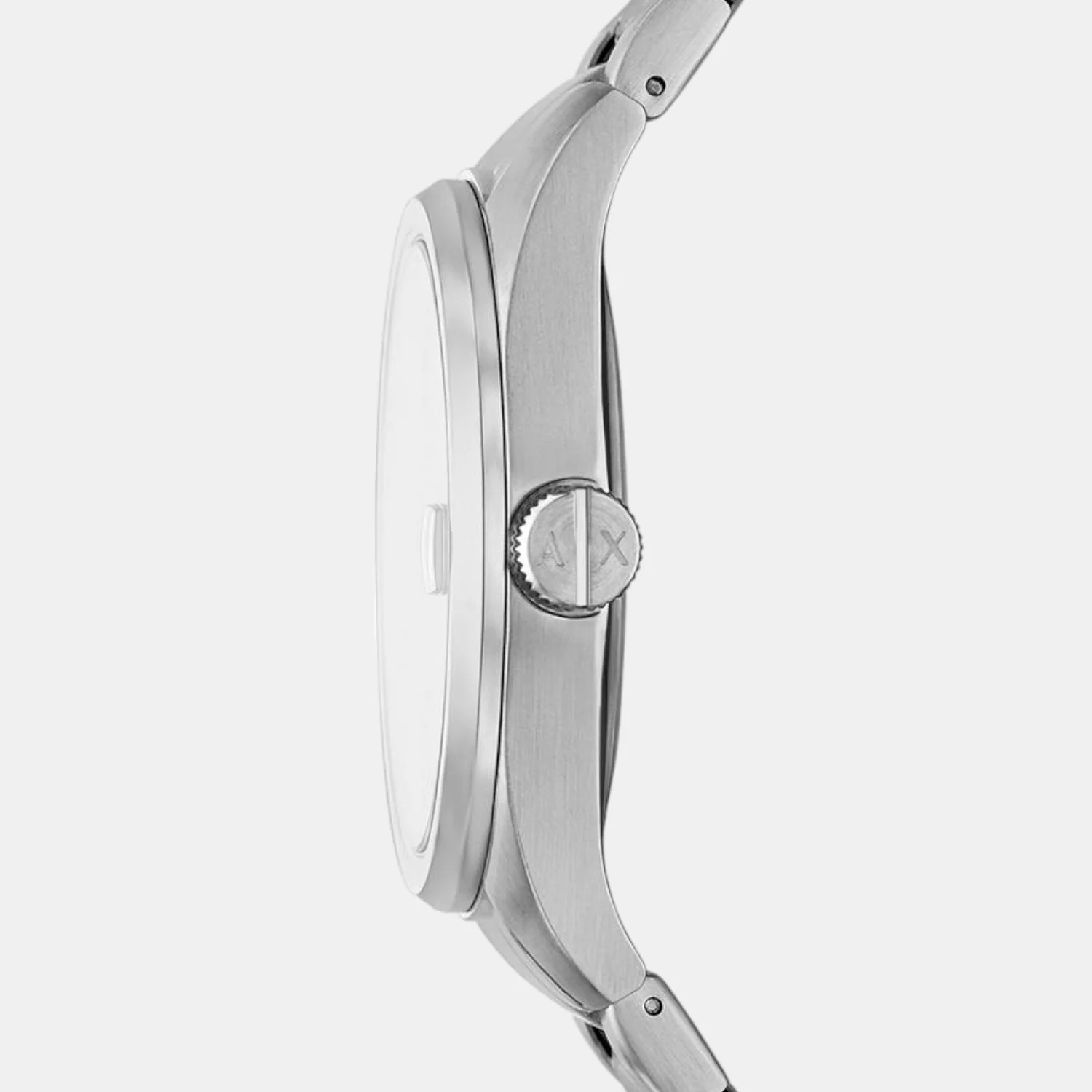 Na Men Quartz Grey Dial Analog Stainless Steel Watch AX1420 - Image 2
