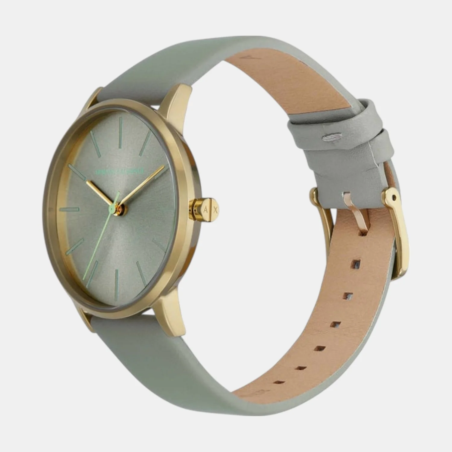 Na Women Quartz Grey Dial Analog Leather Watch AX5618 - Image 3