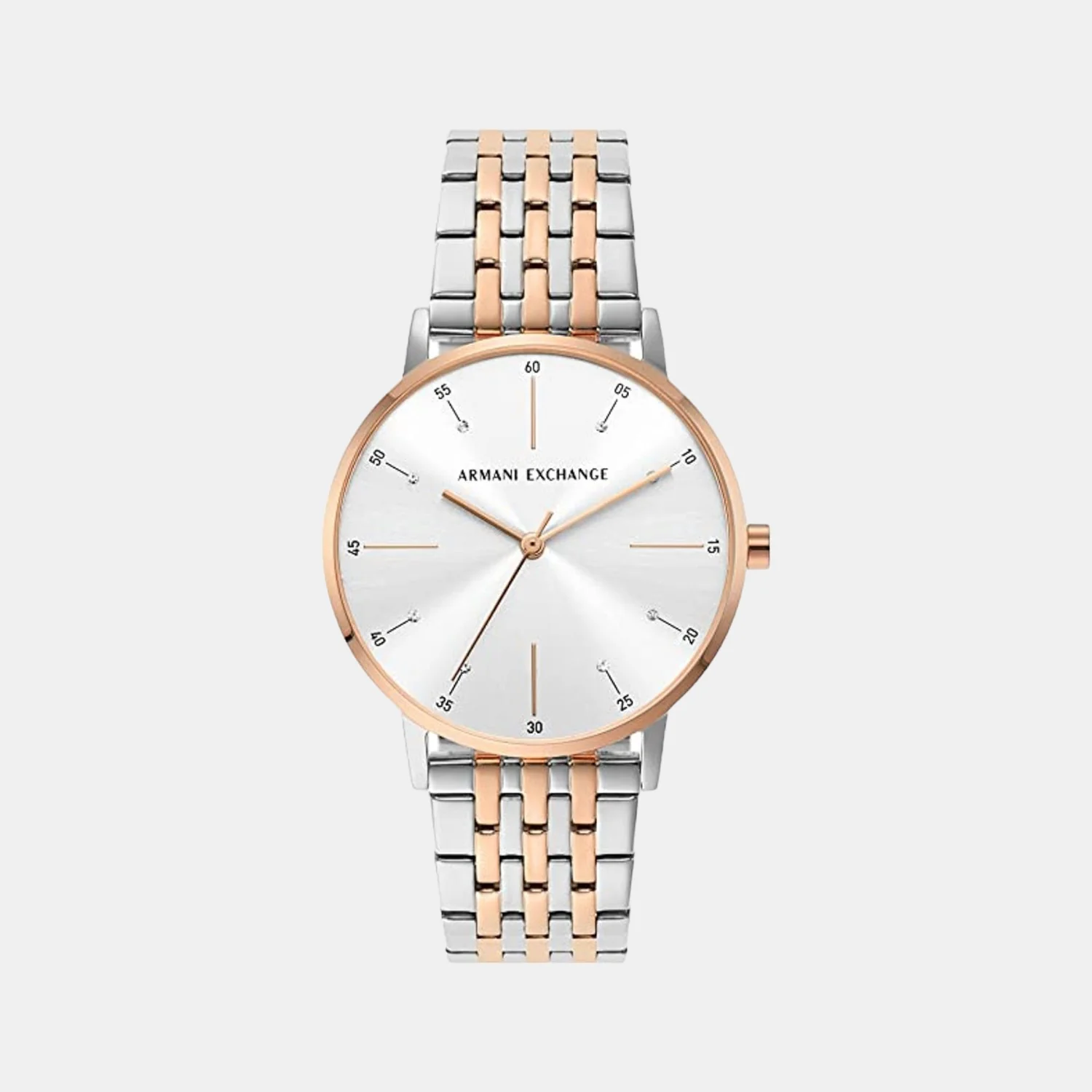 Na Women Quartz Silver Dial Analog Stainless Steel Watch AX5580