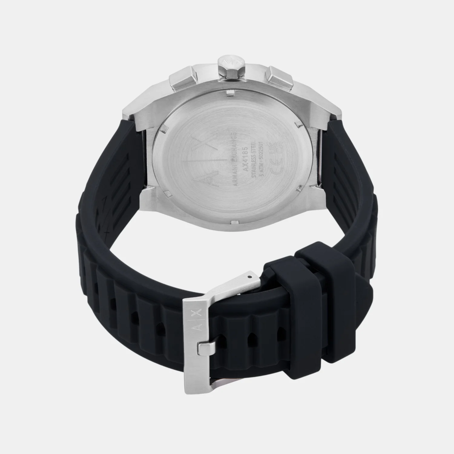 Sync Men Quartz Blue Dial Chronograph Silicone Watch AX4185 - Image 5