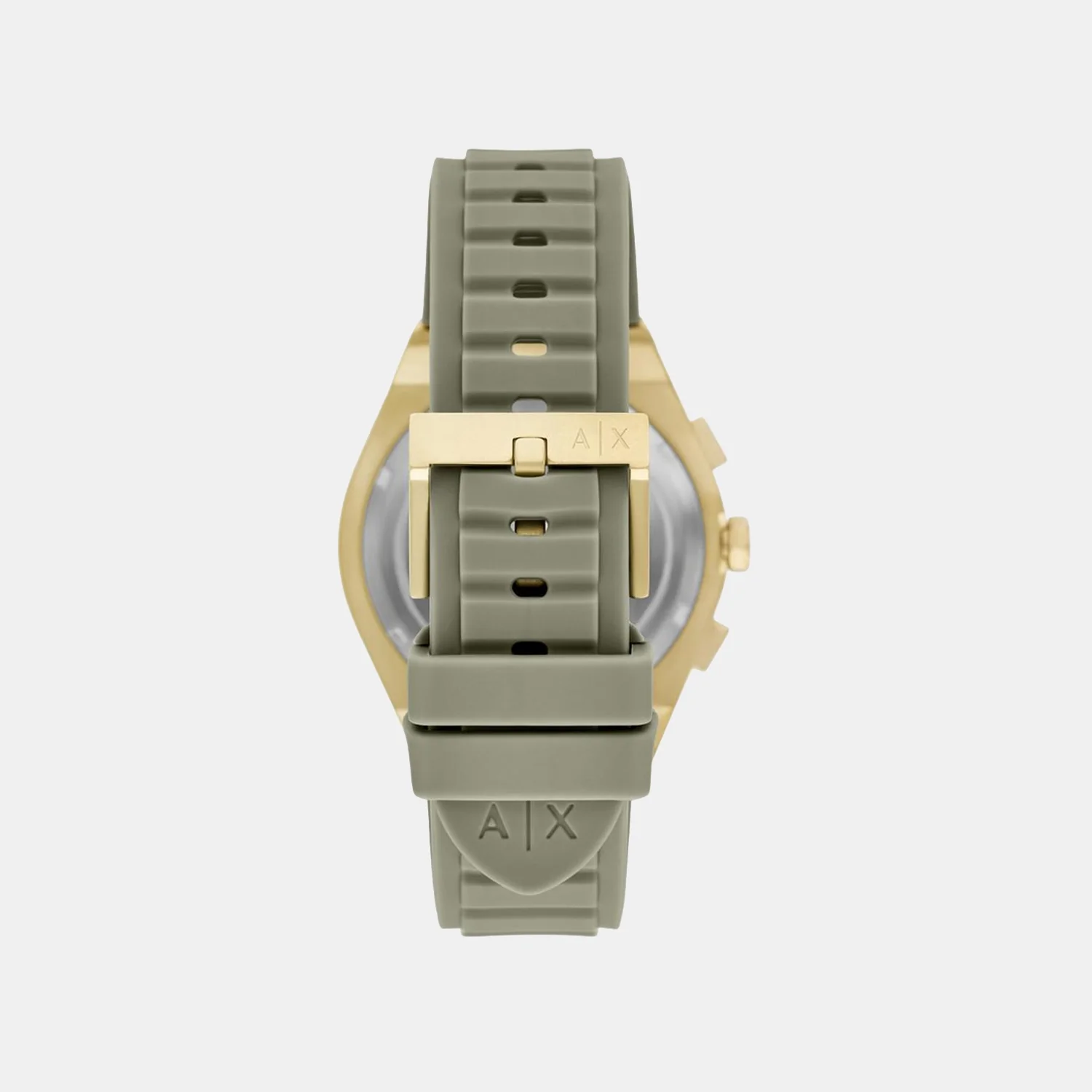 Sync Men Quartz Green Dial Chronograph Silicone Watch AX4197 - Image 3