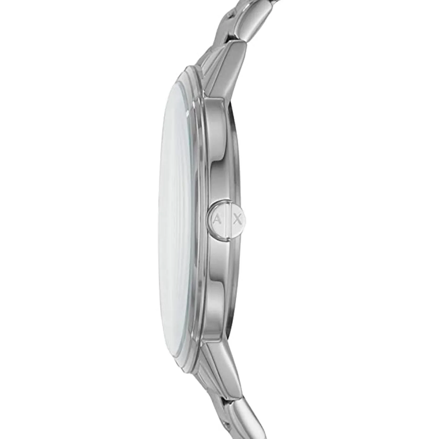 Unisex Quartz Black Dial Analog Stainless Steel Watch AX2700 - Image 4