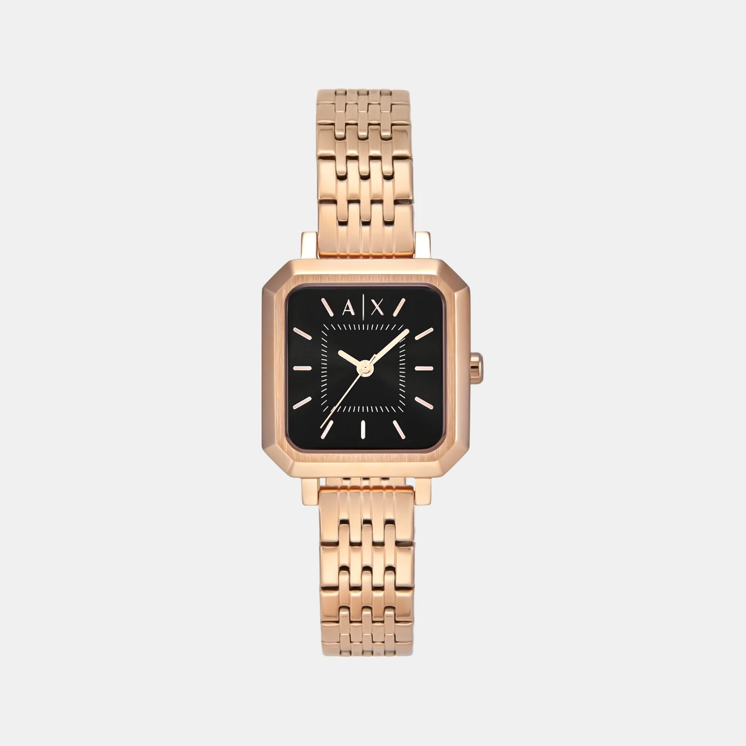 Women Quartz Black Dial Analog Stainless Steel Watch AX5729 - Image 2