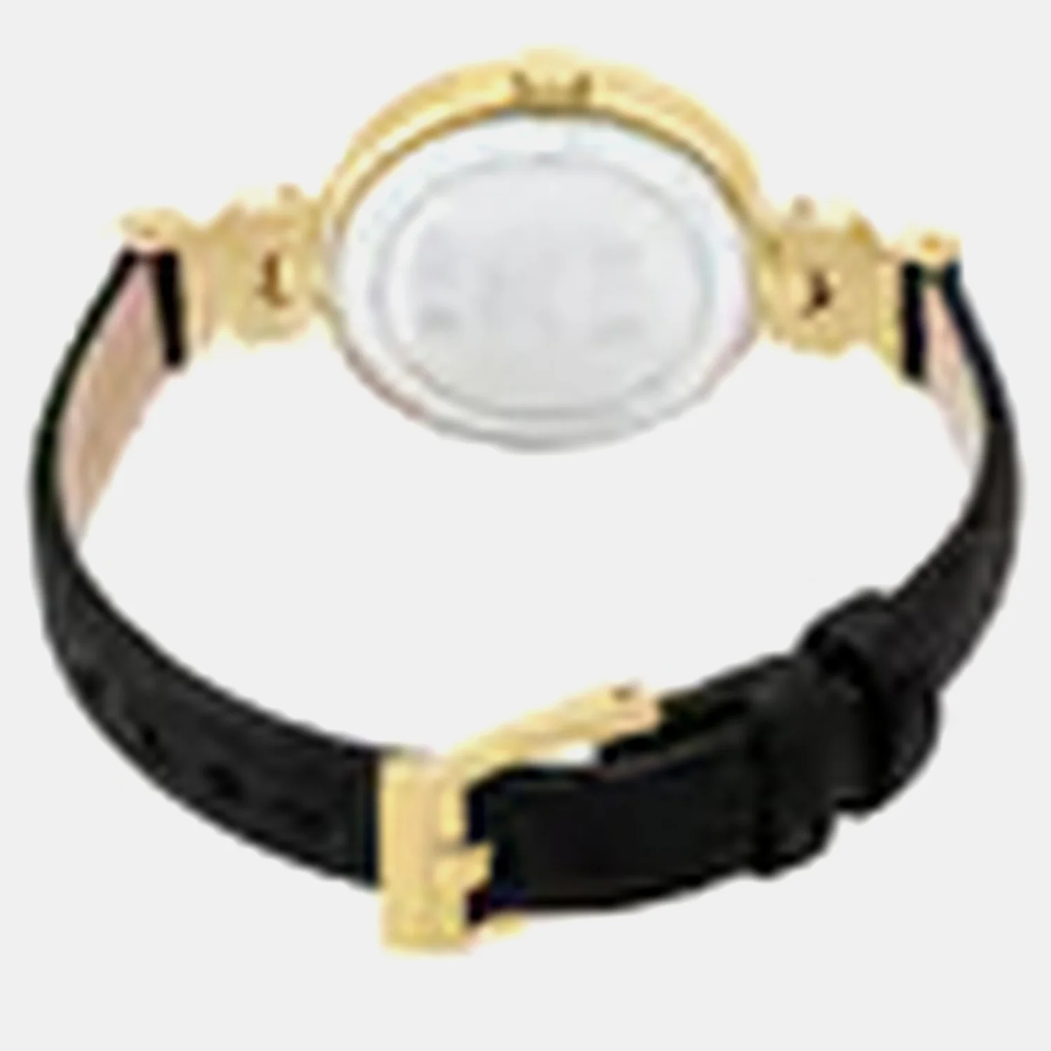 Women Quartz Gold Dial Analog Leather Watch AX5833 - Image 4