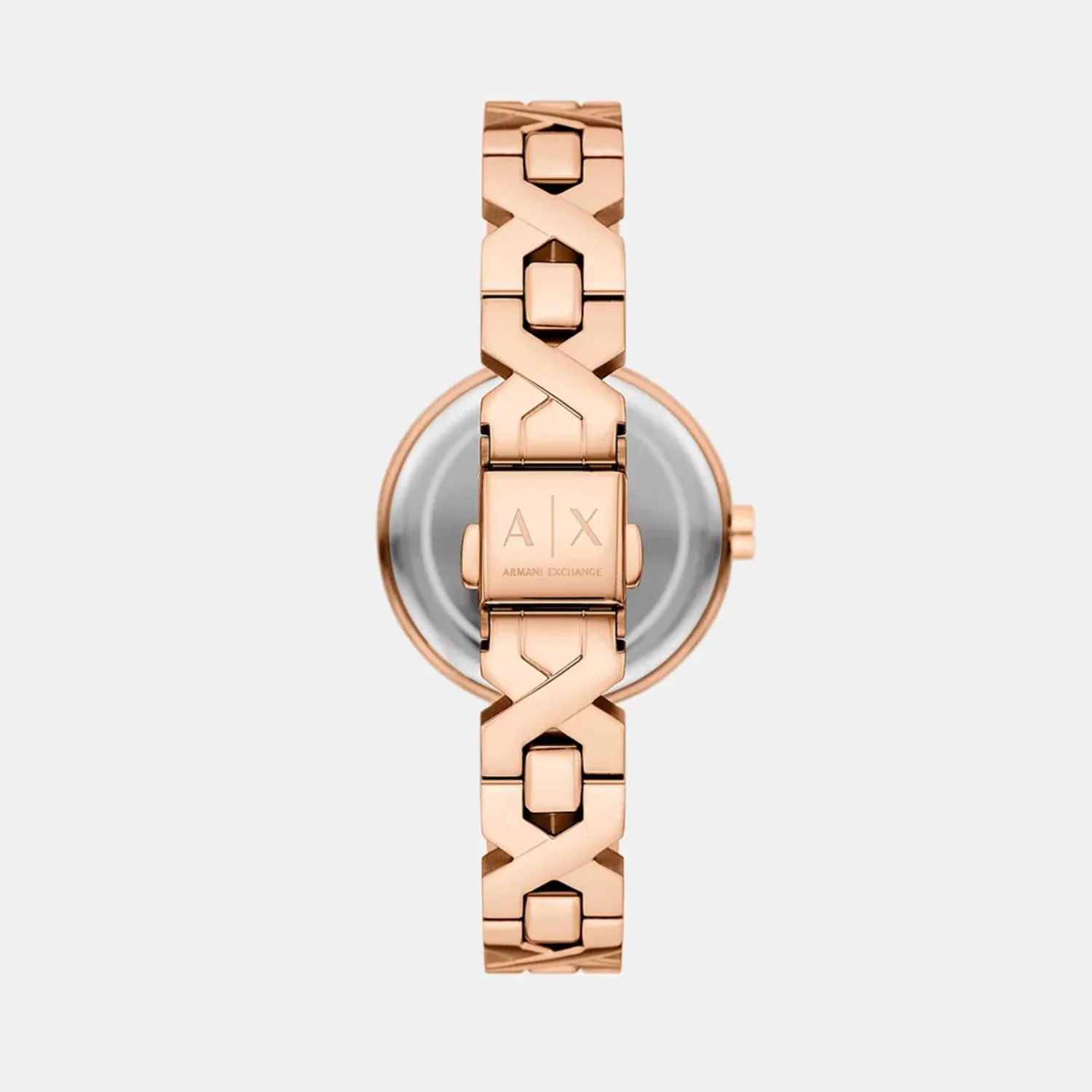 Women Quartz Rose Gold Dial Analog Stainless Steel Watch AX5832 - Image 4