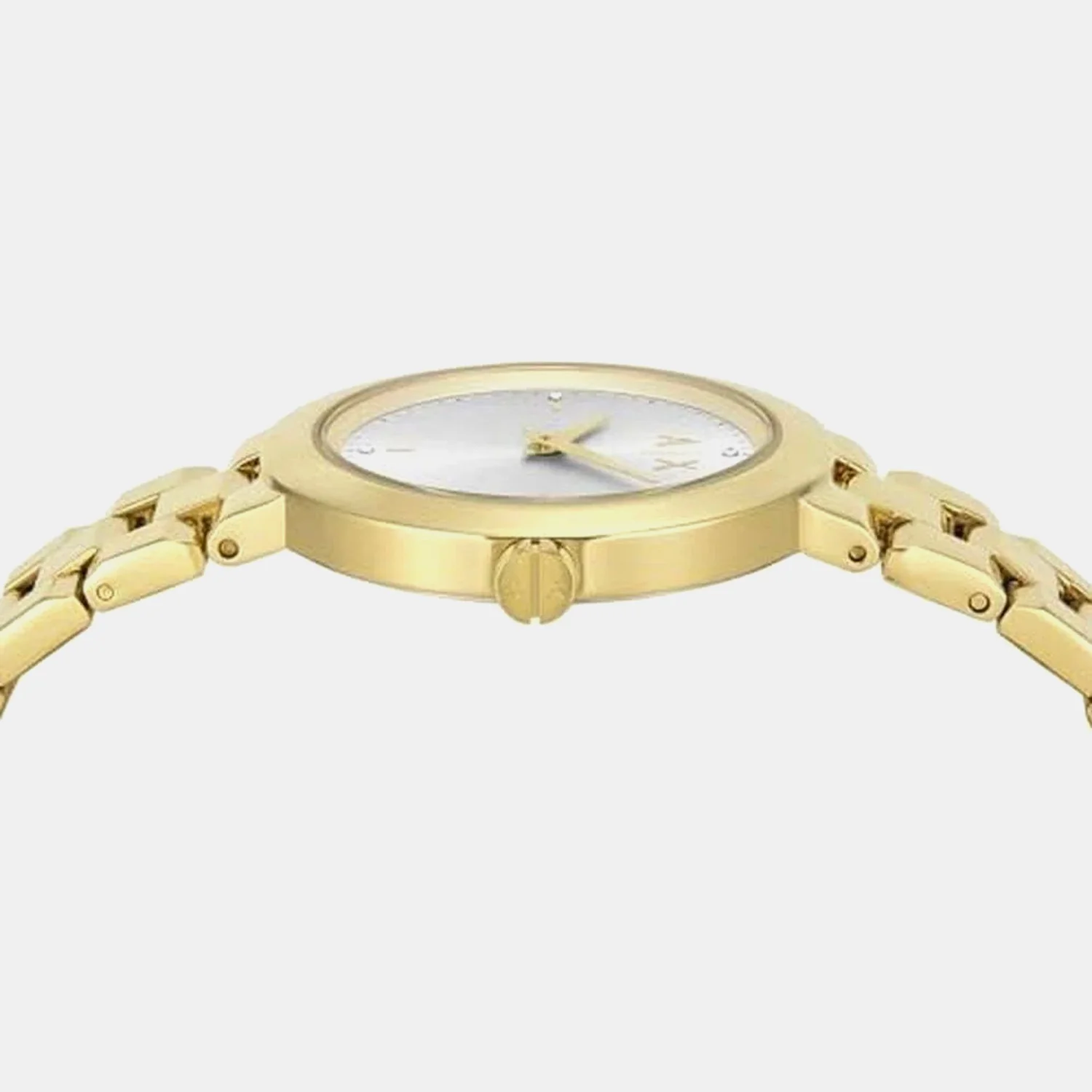Women Quartz Silver Dial Analog Stainless Steel Watch AX5180 - Image 3