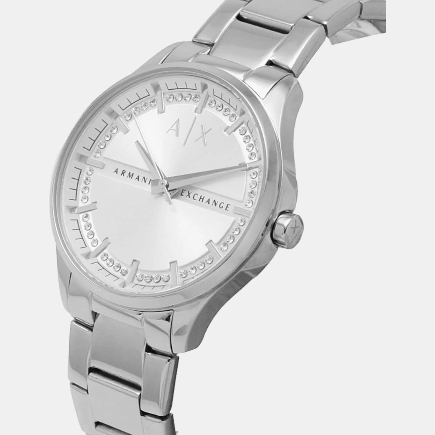 Women Quartz Silver Dial Analog Stainless Steel Watch AX5256 - Image 4