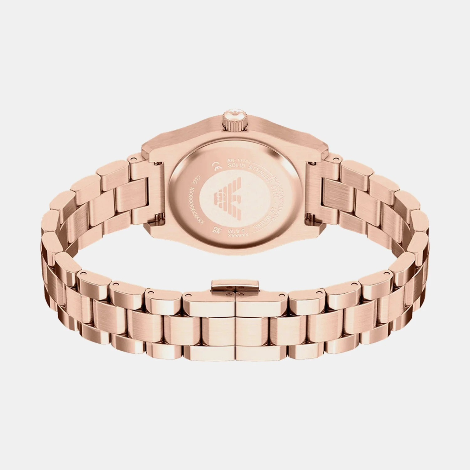 Women Quartz Mother Of Pearl Dial Analog Stainless Steel Watch AR11762 - Image 6