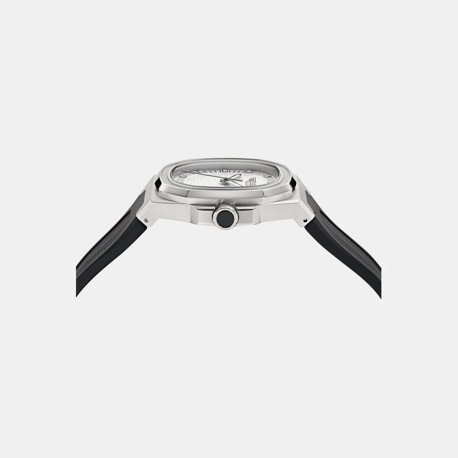 Icon Men Quartz Silver Dial Analog Silicone Watch MTIG1F5023E - Image 2