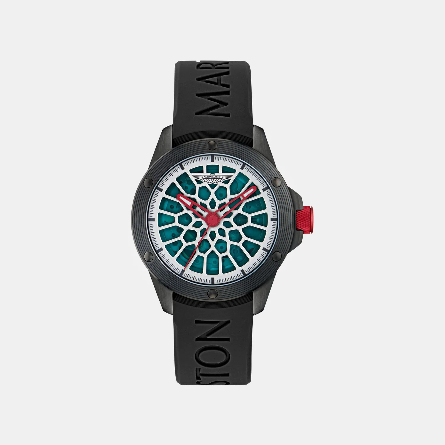 Aml Thrill Men Automatic Green Dial Analog Silicone Watch MTRR1F5023E