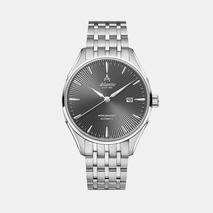 Men Automatic Grey Dial Analog Stainless Steel Watch 52759.41.41S