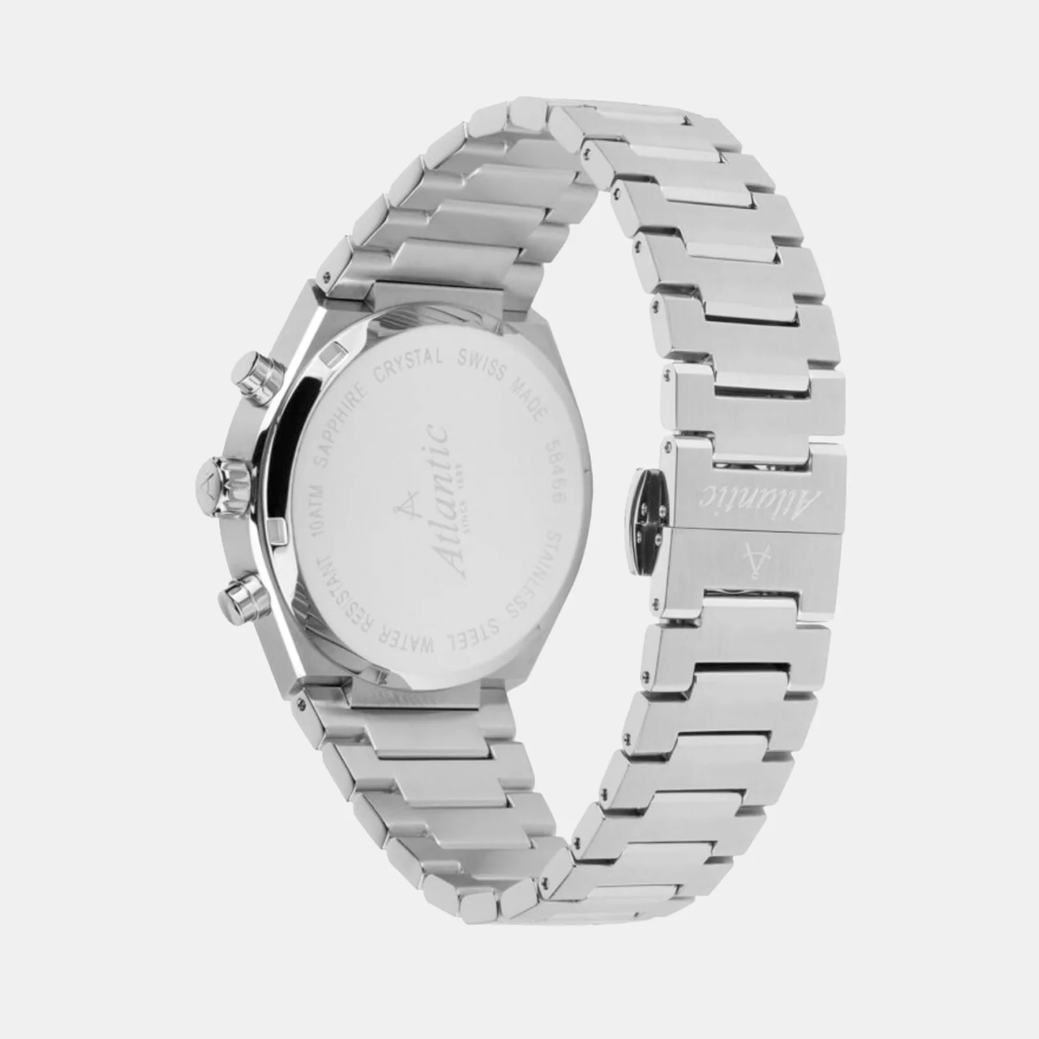 Men Quartz Blue Dial Chronograph Stainless Steel Watch 58466.41.51 - Image 6