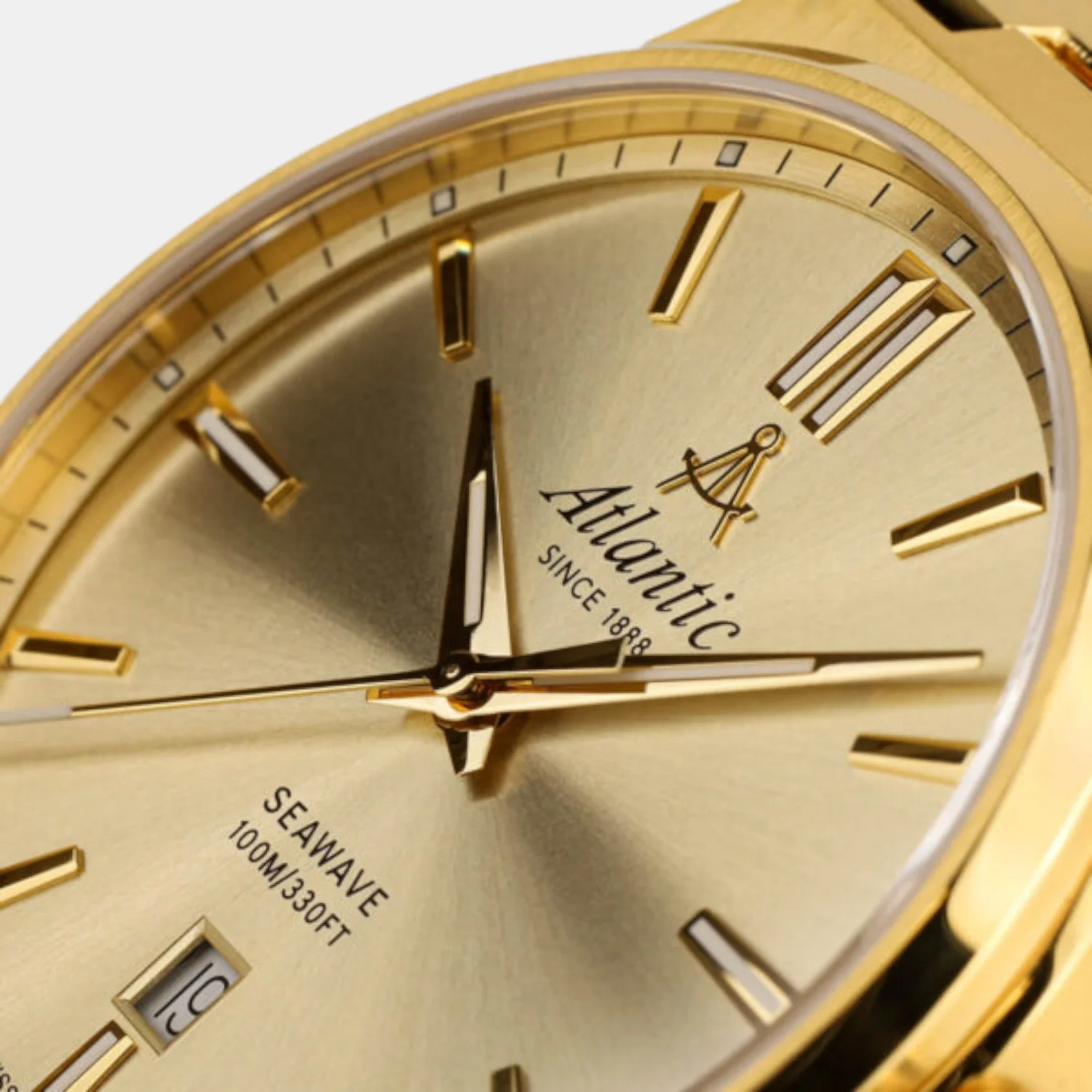 Seawave Men Quartz Gold Dial Analog Stainless Steel Watch 58366.45.31 - Image 2