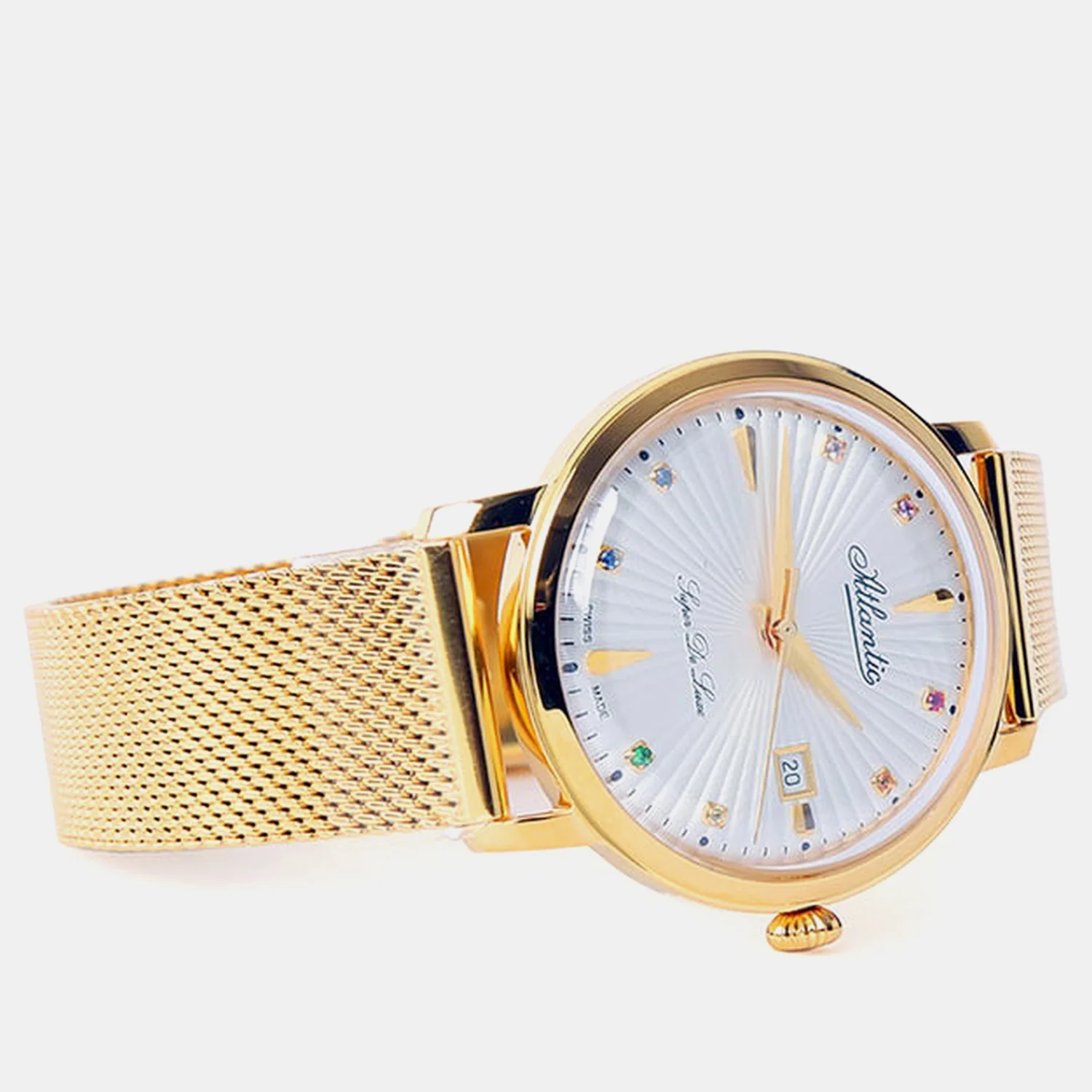 Super De Luxe Women Quartz White Dial Analog Stainless Steel Watch 29355.45.29MB - Image 2