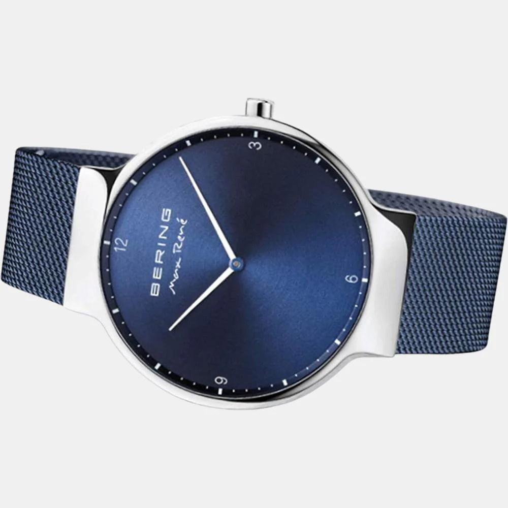 Men's Blue Analog Stainless Steel Watch 15540-307 - Image 3