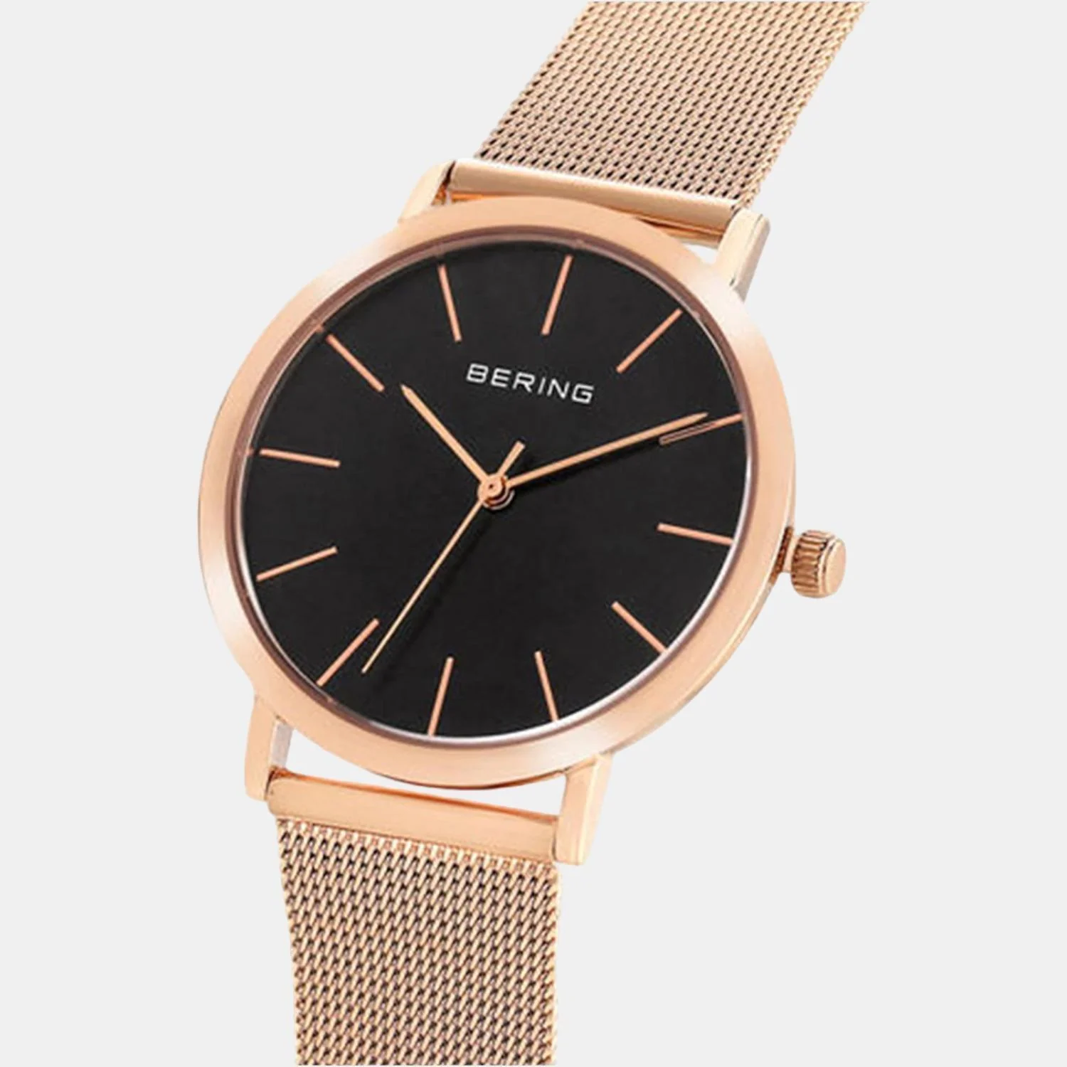 Classic Women Quartz Black Dial Analog Stainless Steel Watch 13436-362 - Image 3