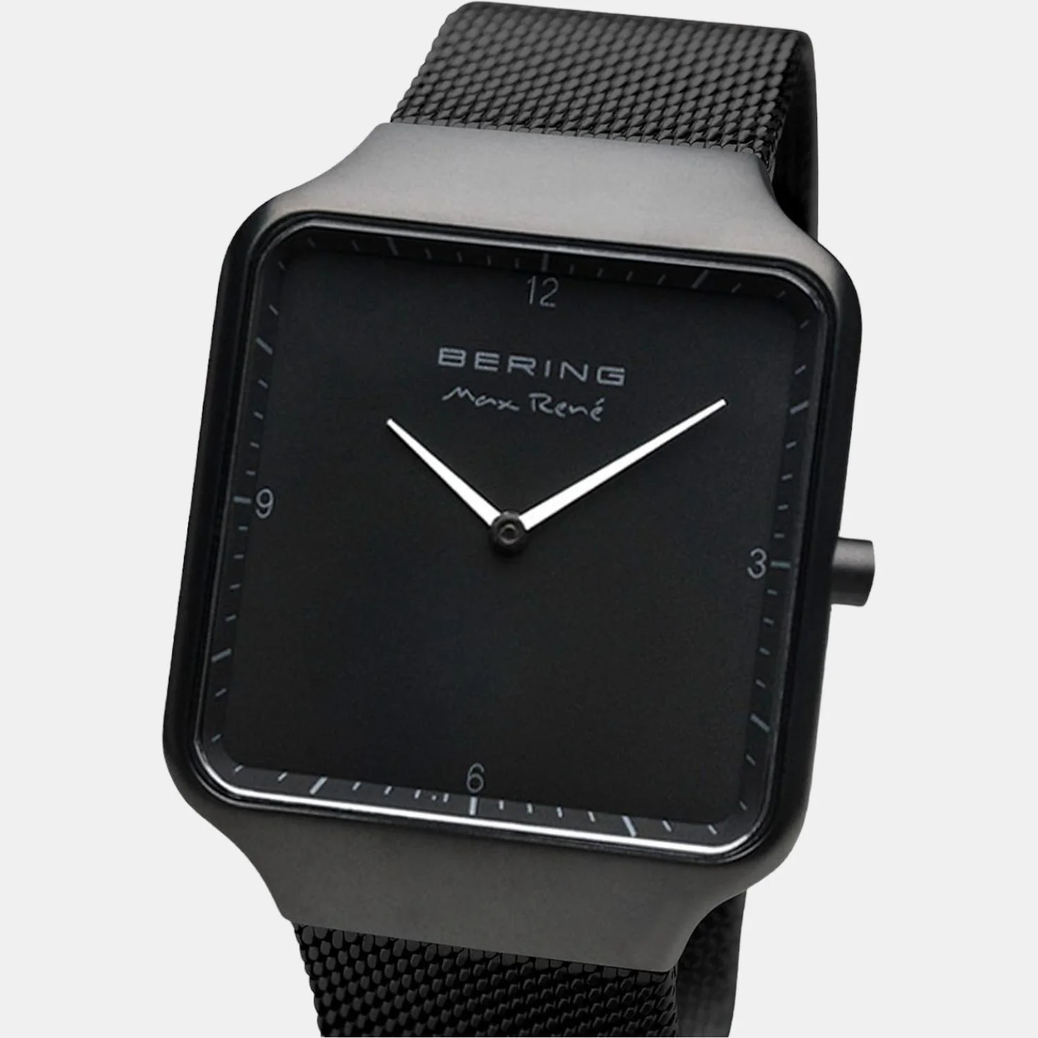 Men's Black Analog Stainless Steel Watch 15836-123 - Image 3