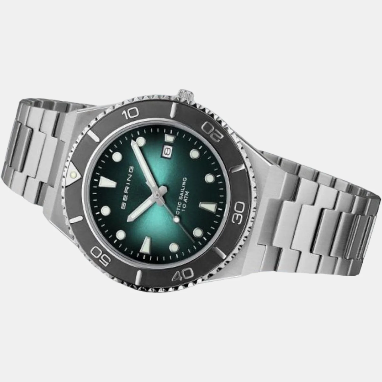 Men's Grey Analog Stainless Steel Watch 18940-708 - Image 5