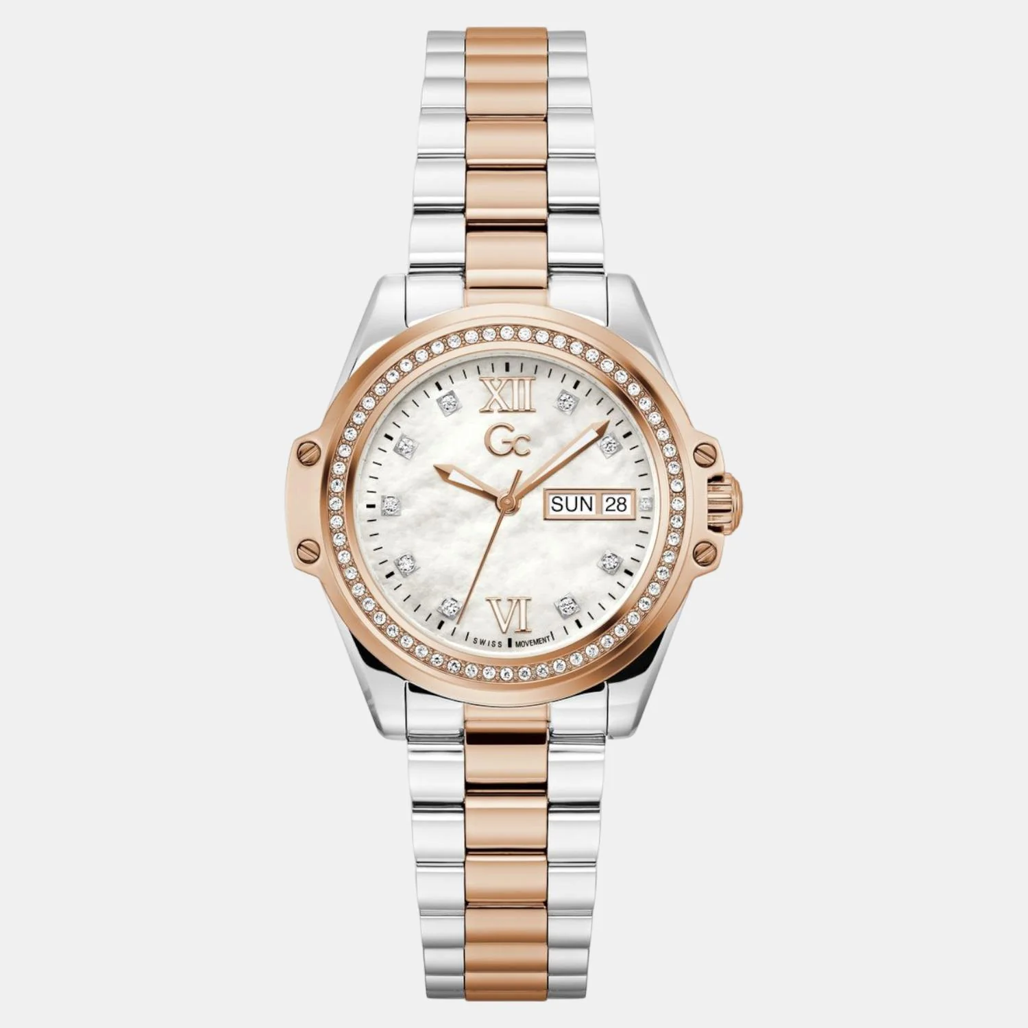 Bolt Men Quartz White Dial Analog Stainless Steel Watch Z53001L1 - Image 3
