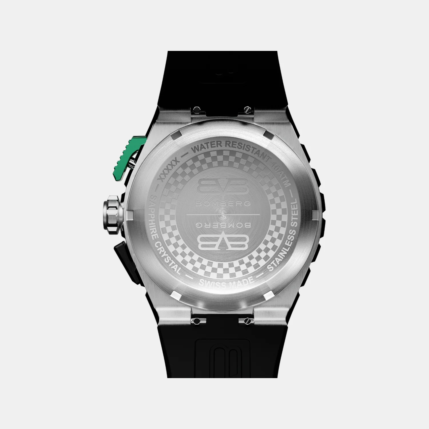 Apex Racing Men Quartz Black Dial Chronograph Silicone Watch NT42CHSS.01-2.12 - Image 4