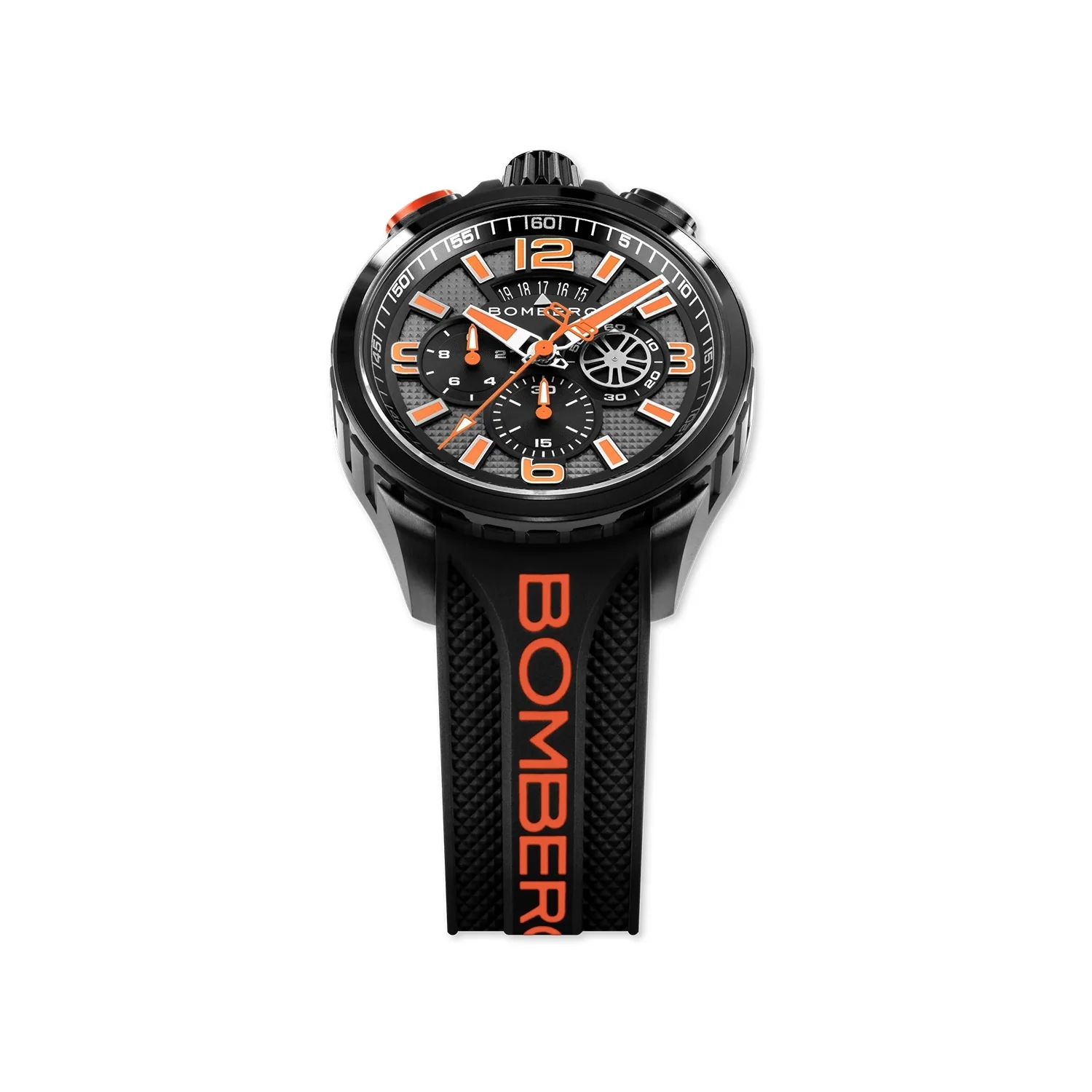 Heritage Men Quartz Grey Dial Chronograph Silicone Watch BS45CHPBA.064-6.12 - Image 2