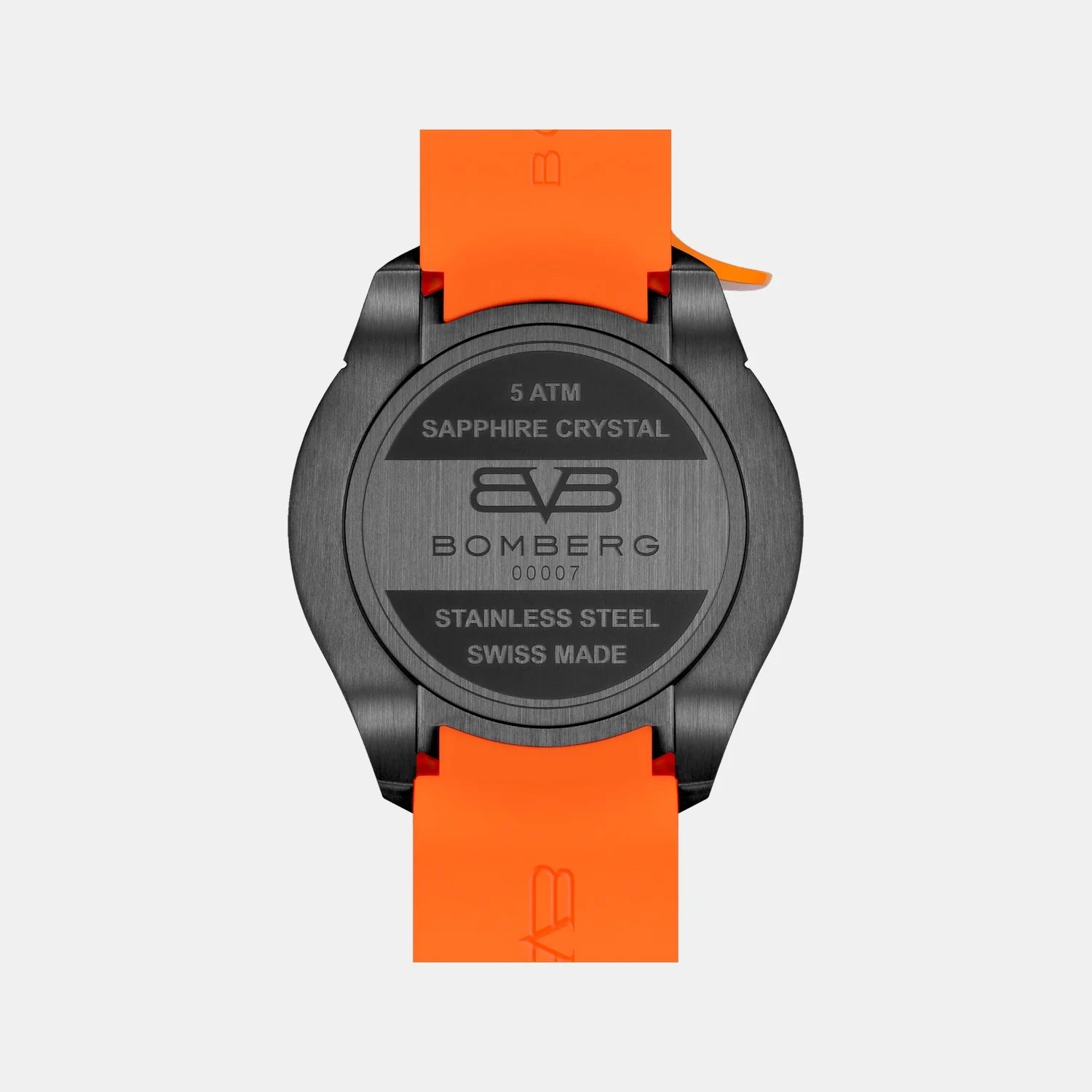 Racing Carbon Men Quartz Orange Dial Chronograph Silicone Watch BS45CHPBA.059-31.12 - Image 4