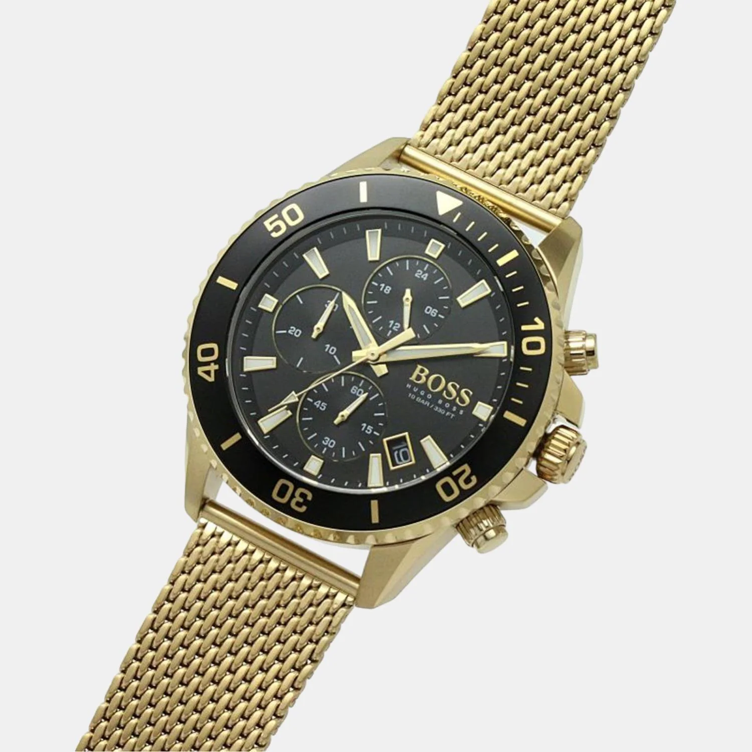 Admiral Men Quartz Black Dial Chronograph Stainless Steel Watch 1513906 - Image 6