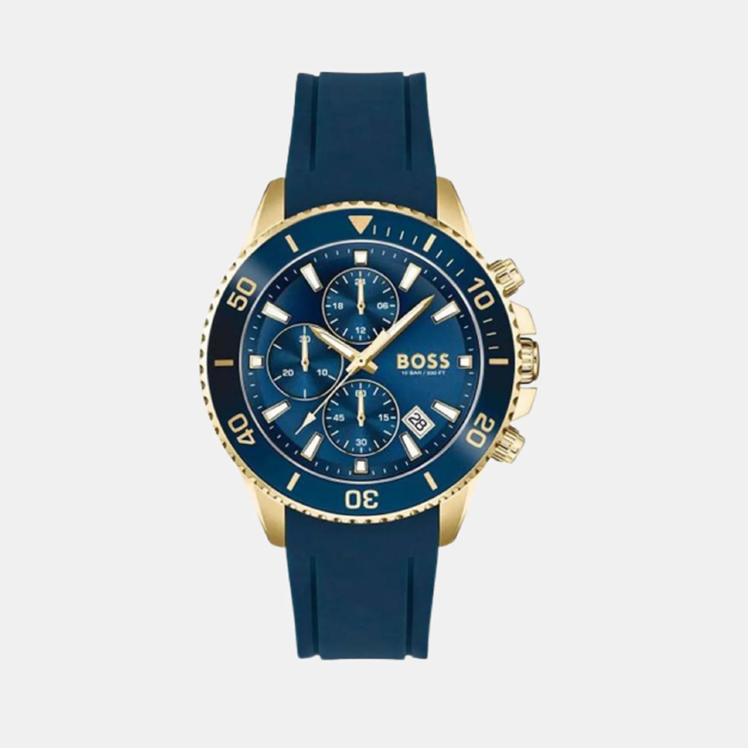 Admiral Men Quartz Blue Dial Chronograph Silicone Watch 1513965