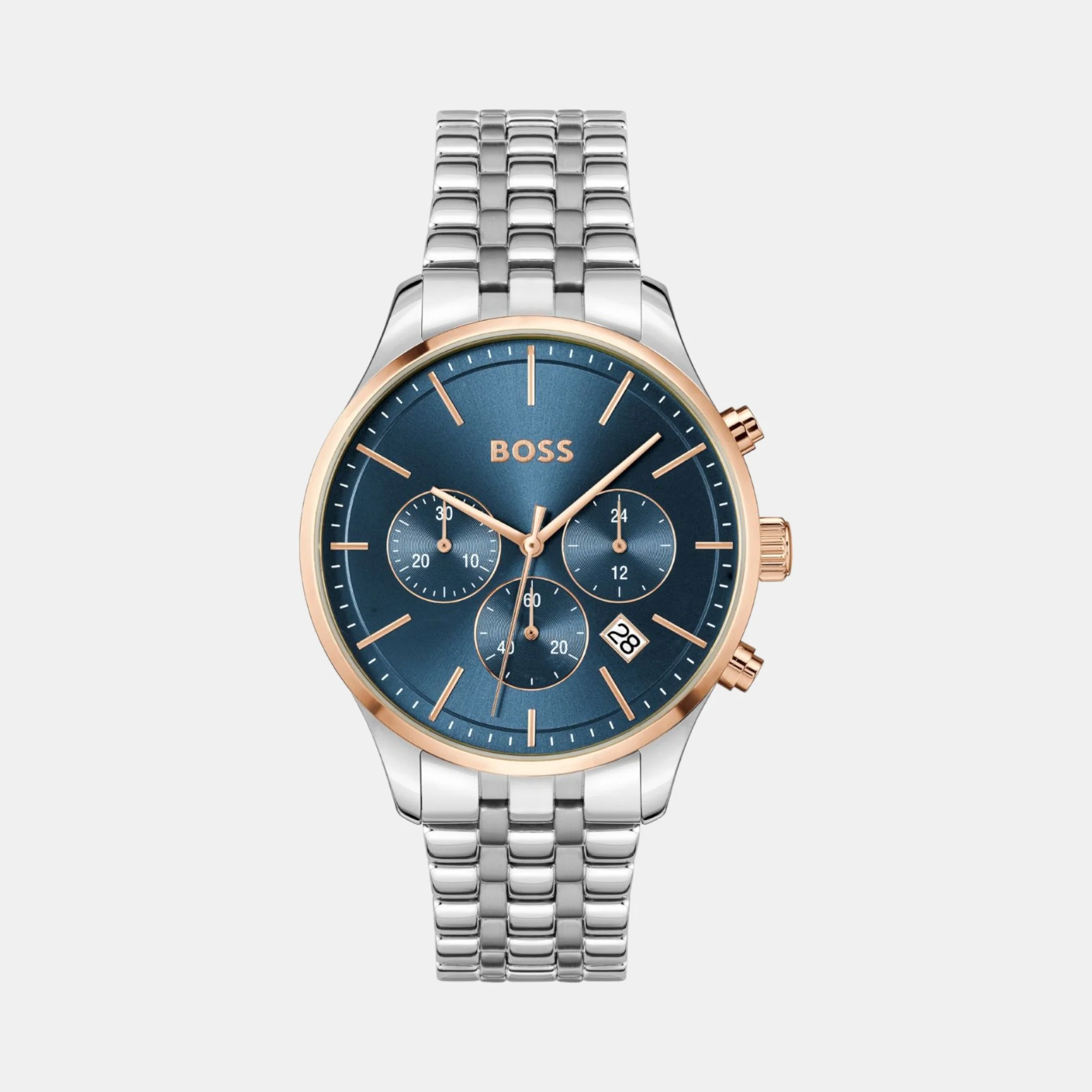 Avery Men Quartz Blue Dial Chronograph Stainless Steel Watch 1514158