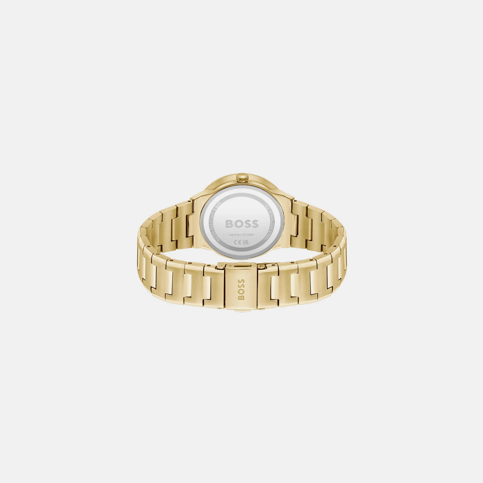 Breath Women Quartz Gold Dial Analog Stainless Steel Watch 1502715 - Image 4