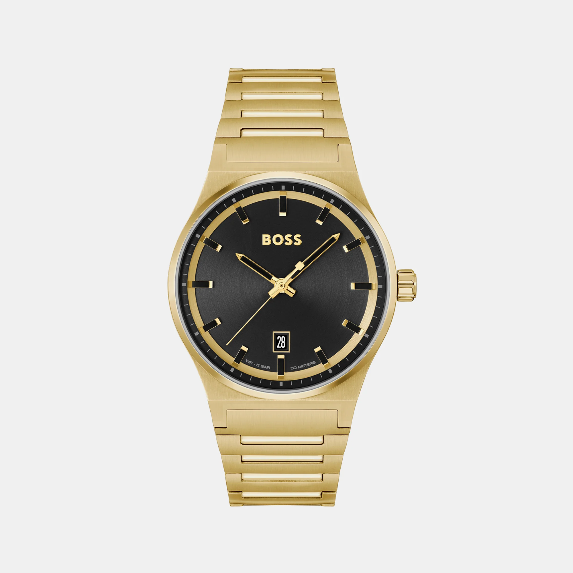 Candor Men Quartz Black Dial Analog Stainless Steel Watch 1514077 - Image 2