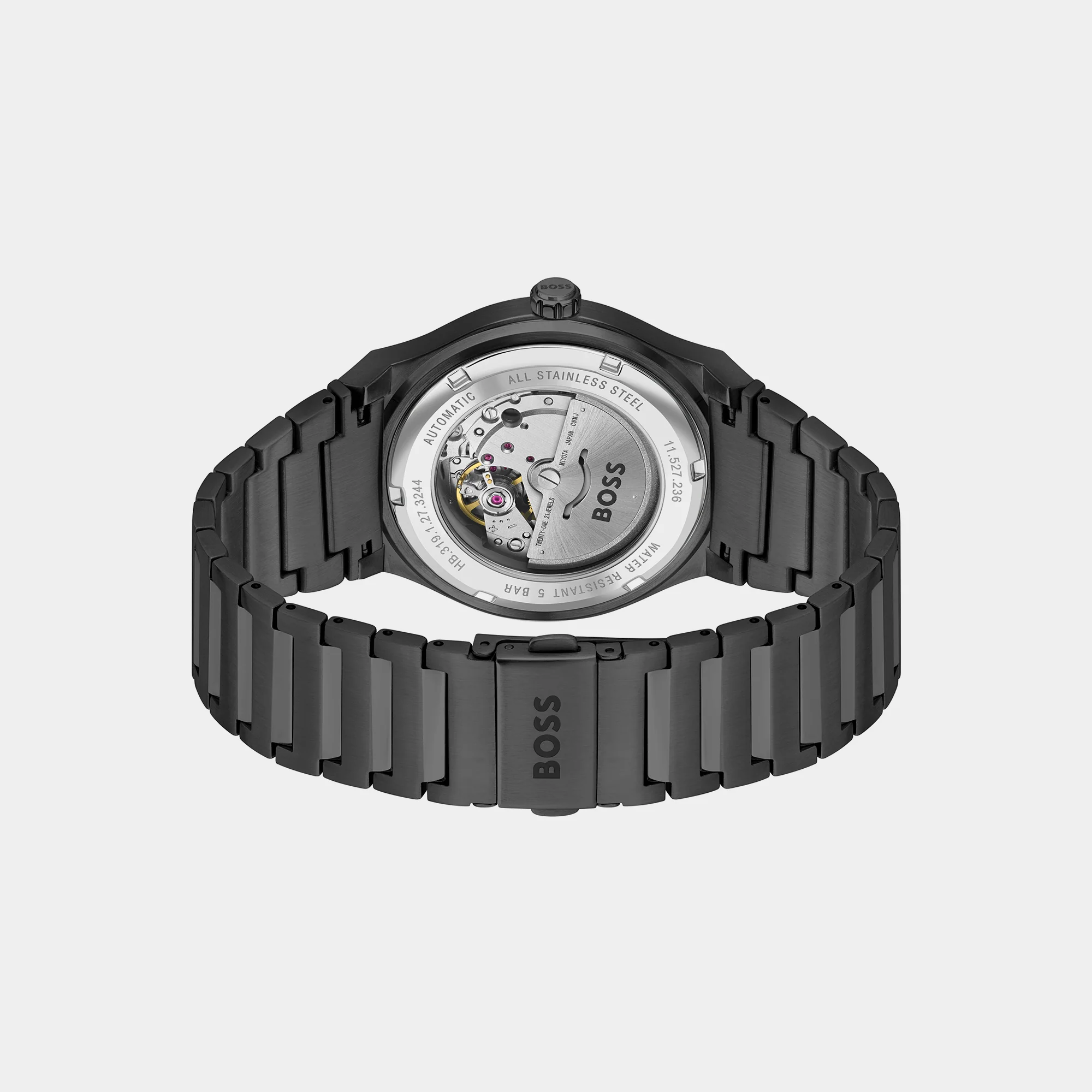 Candor Men Quartz Black Dial Analog Stainless Steel Watch 1514120 - Image 4