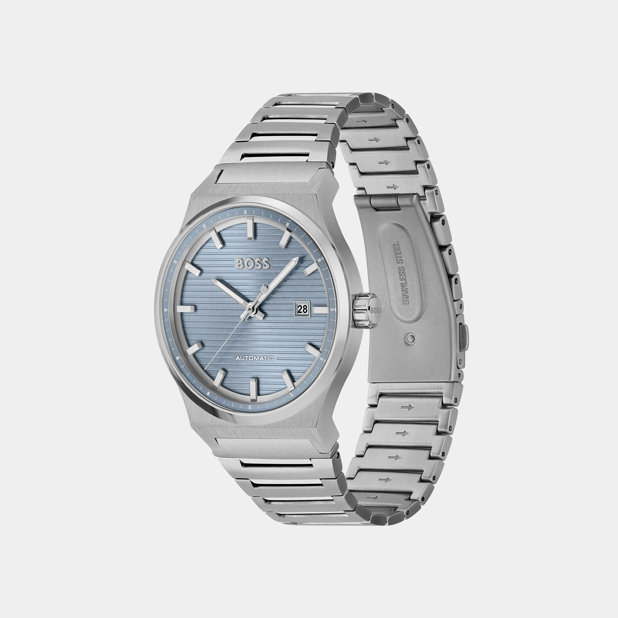 Candor Men Quartz Blue Dial Analog Stainless Steel Watch 1514118 - Image 3