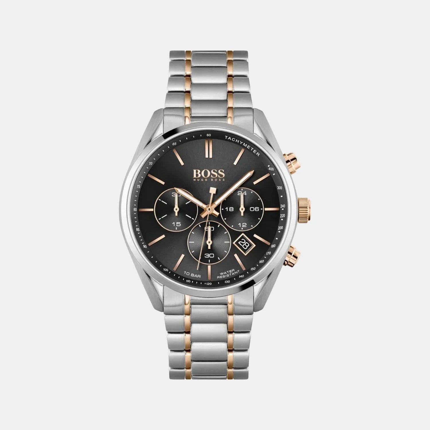 Champion Unisex Quartz Black Dial Chronograph Stainless Steel Watch 1513819