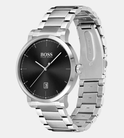 Confidence Men Quartz Black Dial Analog Stainless Steel Watch 1570146 - Image 3