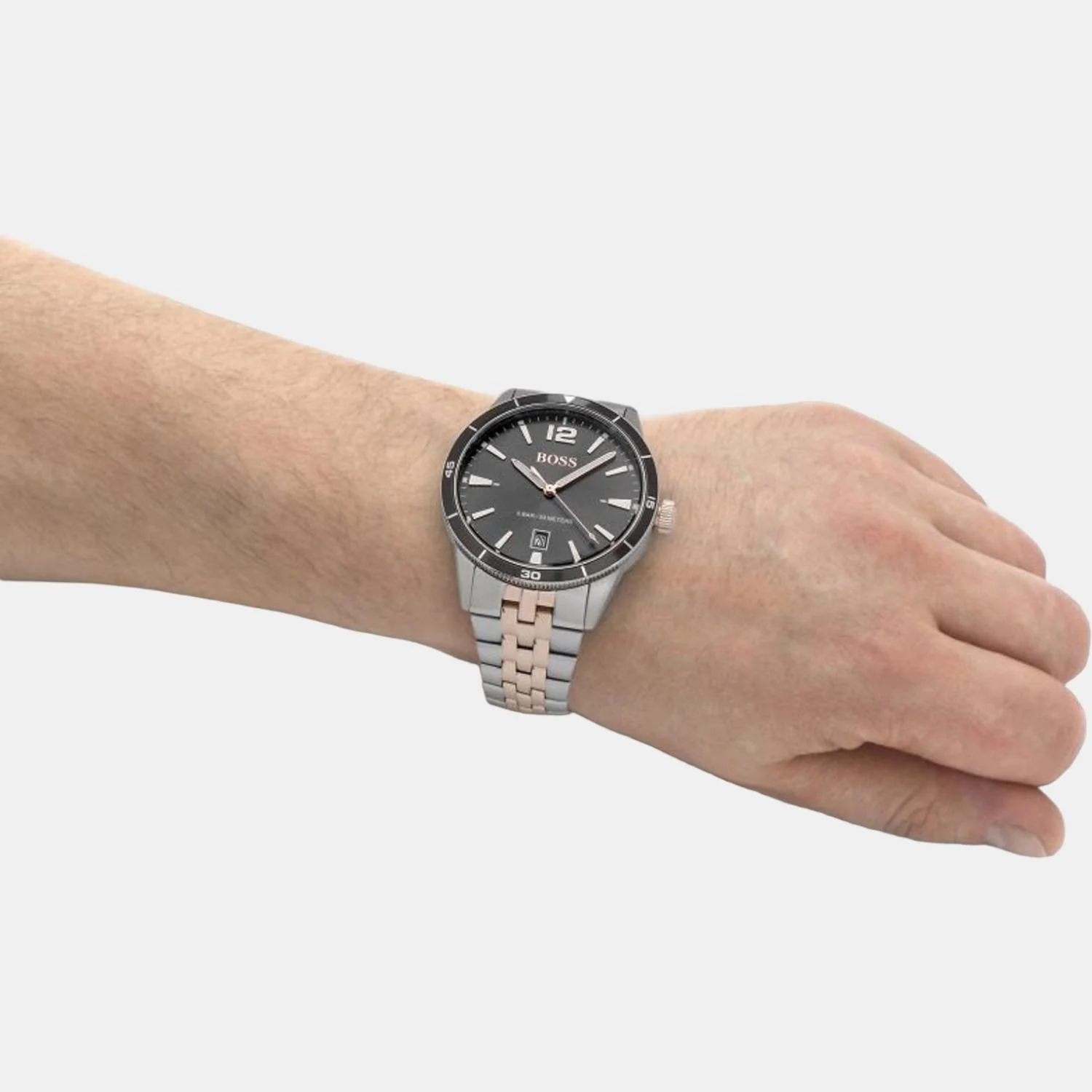 Drifter Men Quartz Grey Dial Analog Stainless Steel Watch 1513903 - Image 7