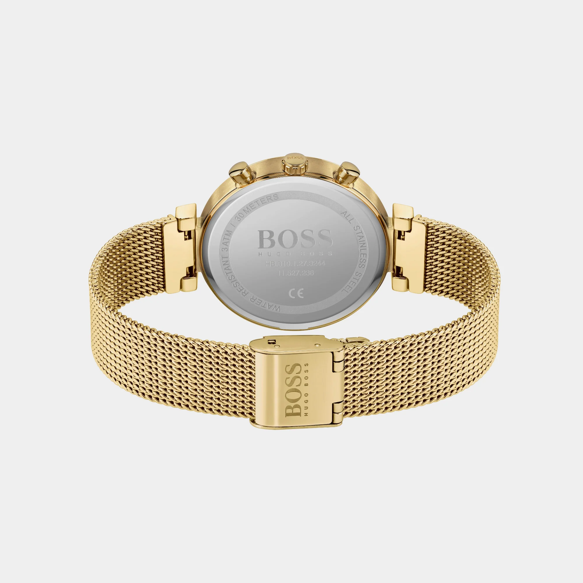Flawless Women Quartz Silver Dial Chronograph Mesh Watch 1502552 - Image 2