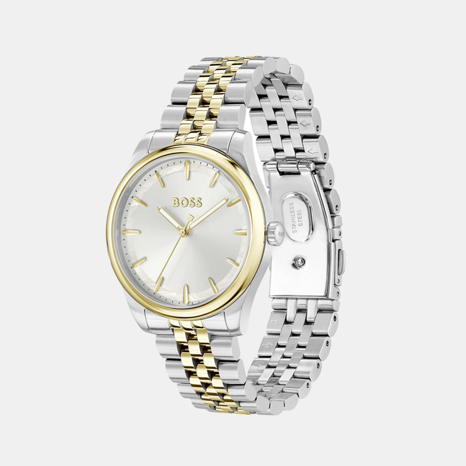 Graceful Women Quartz Silver Mother Of Pearl Dial Analog Stainless Steel Watch 1502779 - Image 2