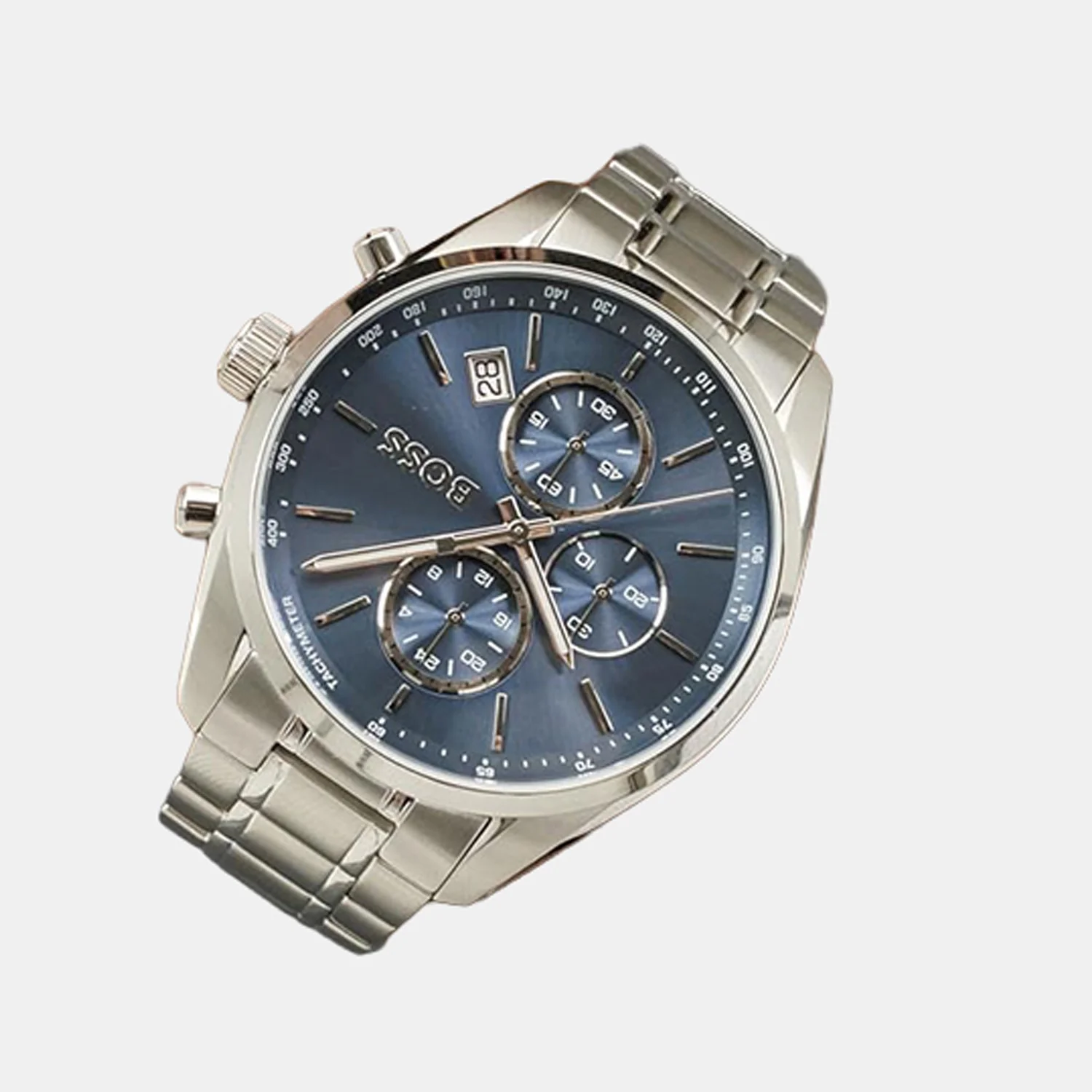 Grand Prix 44 Men Quartz Blue Dial Chronograph Stainless Steel Watch 1514226 - Image 3
