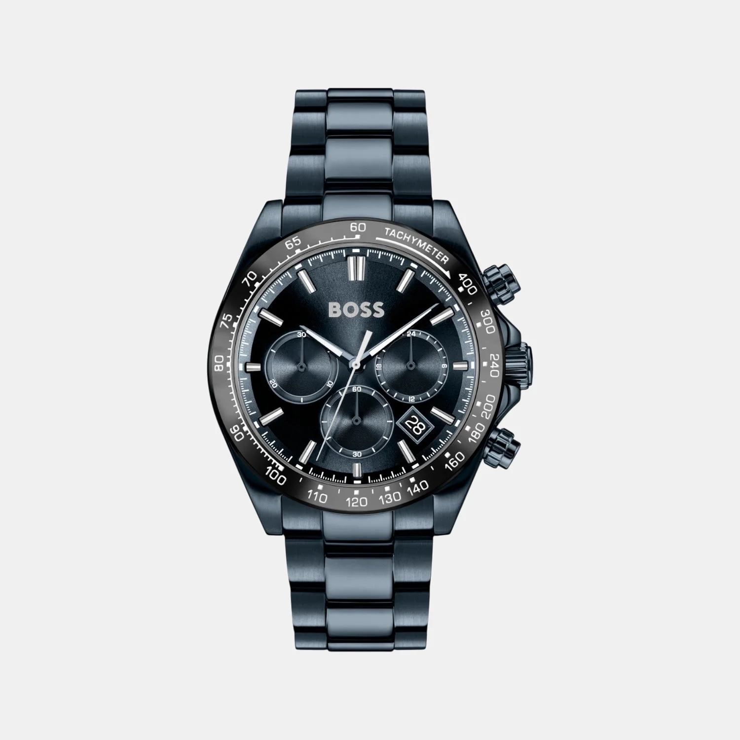 Hero 2.0 Men Quartz Blue Dial Chronograph Stainless Steel Watch 1514270