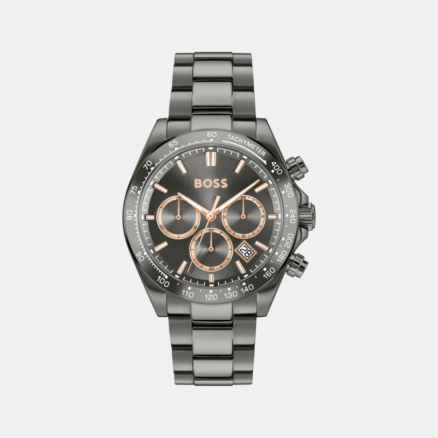 Hero 2.0 Men Quartz Grey Dial Chronograph Stainless Steel Watch 1514299 - Image 2