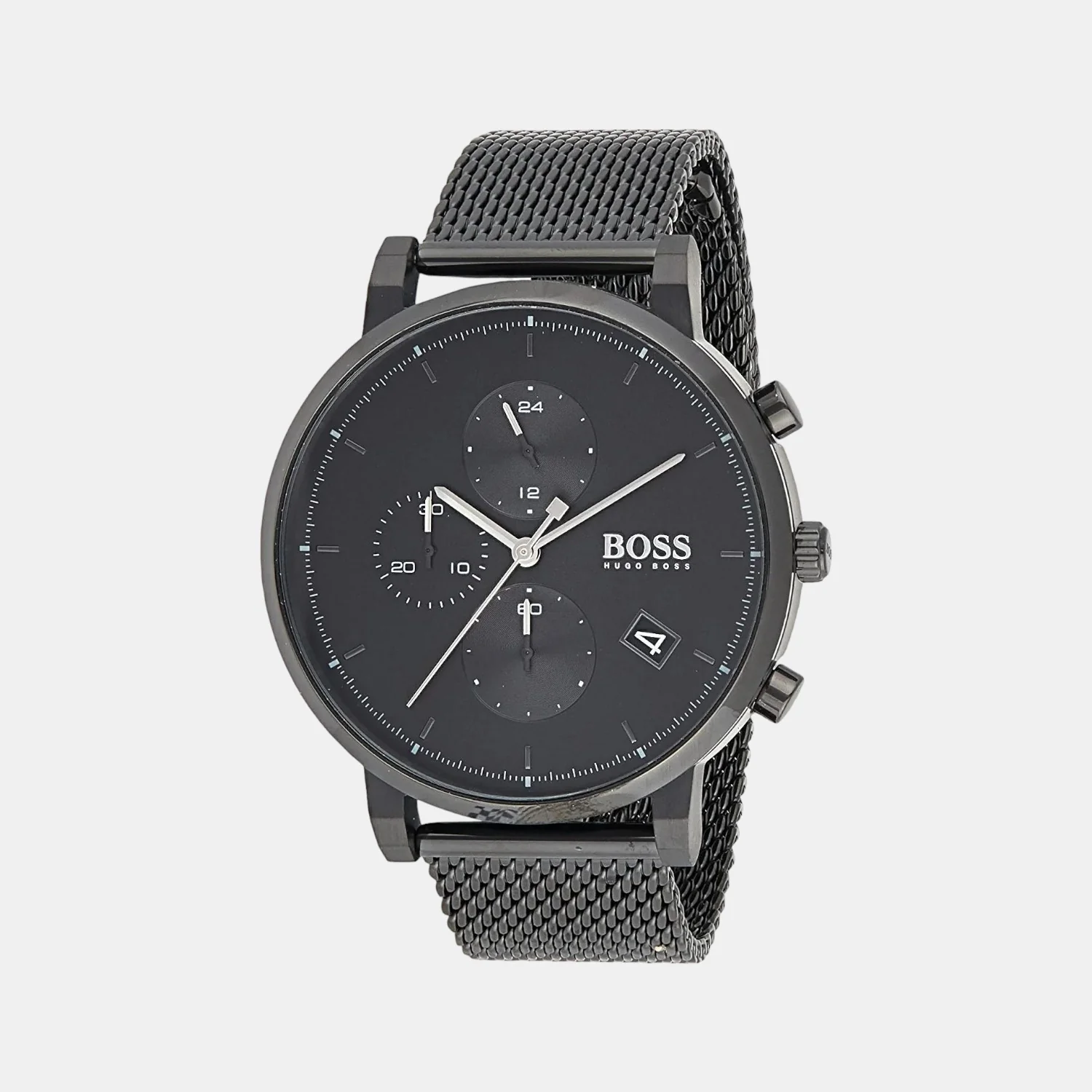 Integrity Men Quartz Black Dial Chronograph Stainless Steel Watch 1513813