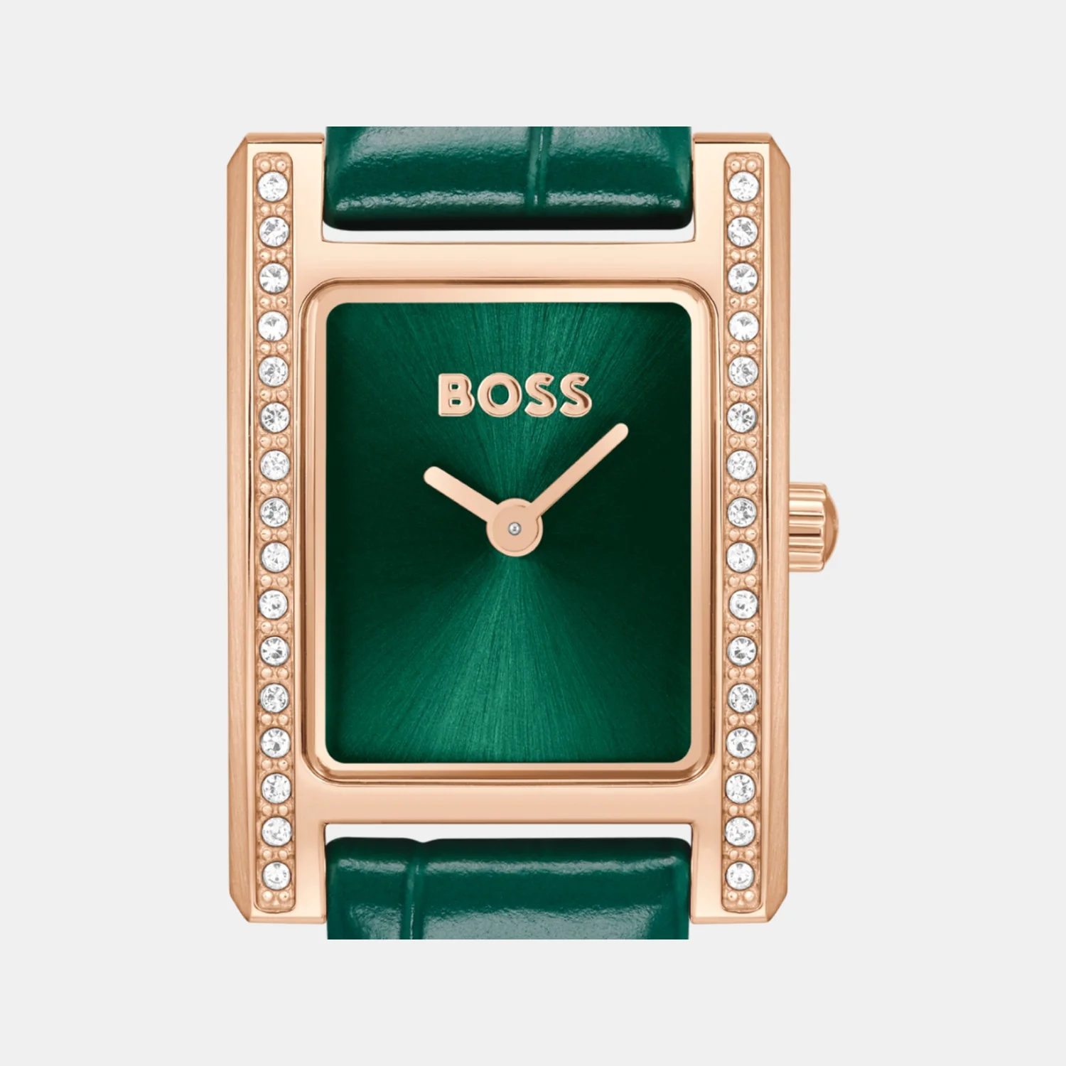 Lucy Precious Women Quartz Green Dial Analog Leather Watch 1502814 - Image 5