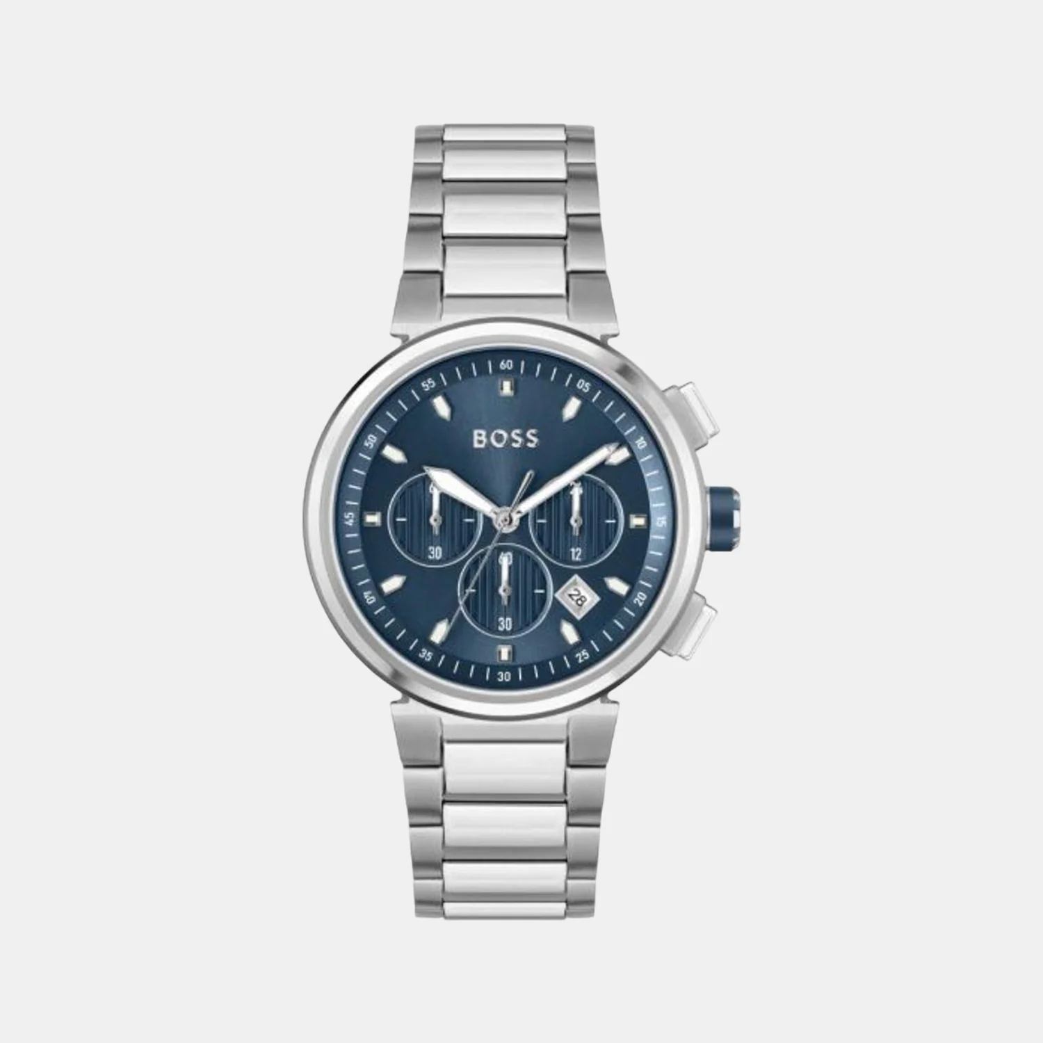 One Men Quartz Blue Dial Chronograph Stainless Steel Watch 1513999