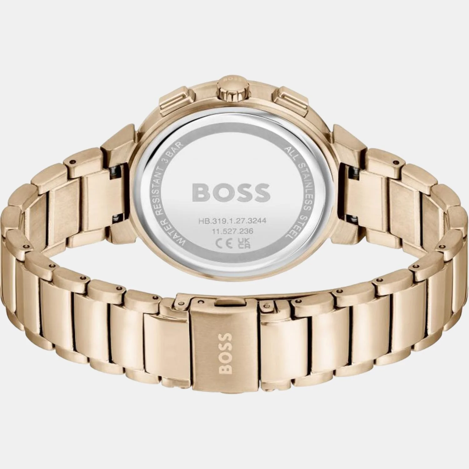 One Women Quartz Pink Dial Analog Stainless Steel Watch 1502678 - Image 2