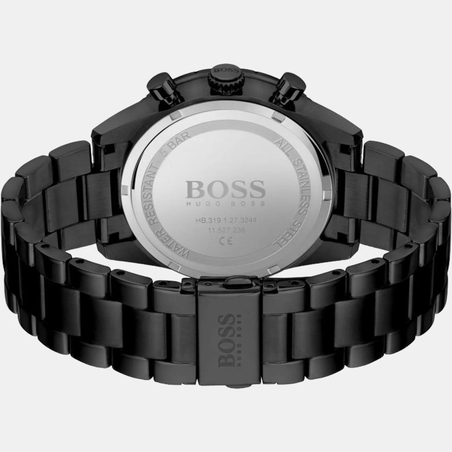 Pilot Edition Men Quartz Black Dial Chronograph Stainless Steel Watch 1513854 - Image 3